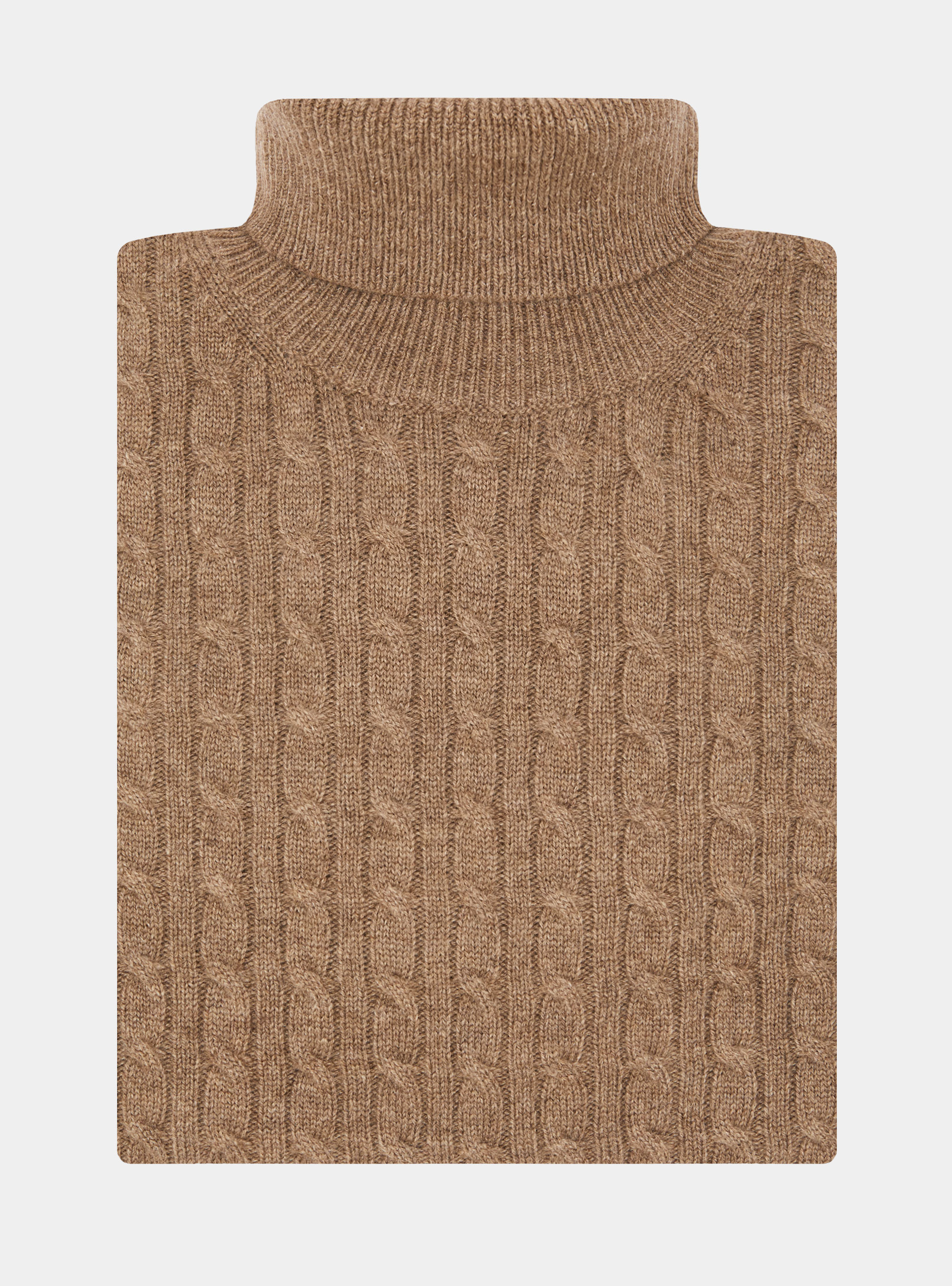 Turtleneck sweater with cashmere wool braid, MUD