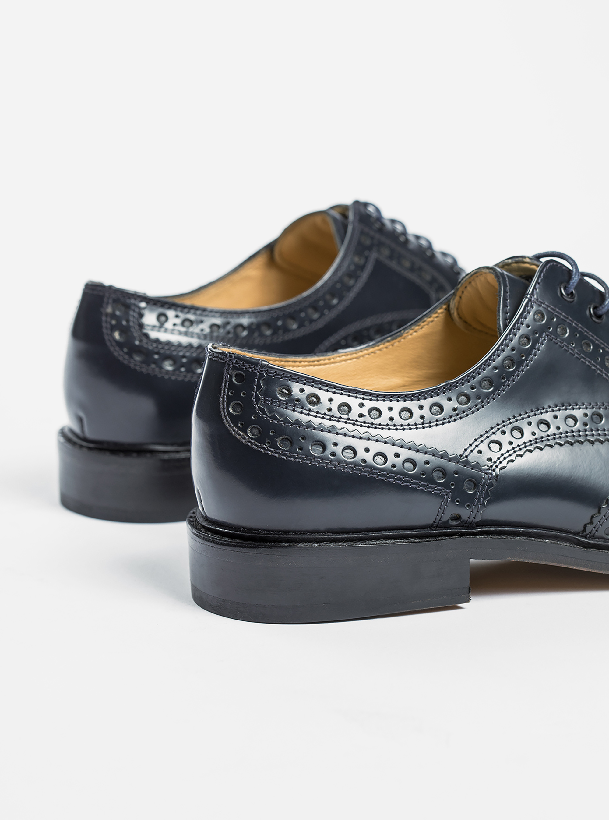 Scarpa derby in pelle abrasivato, BLU NAVY