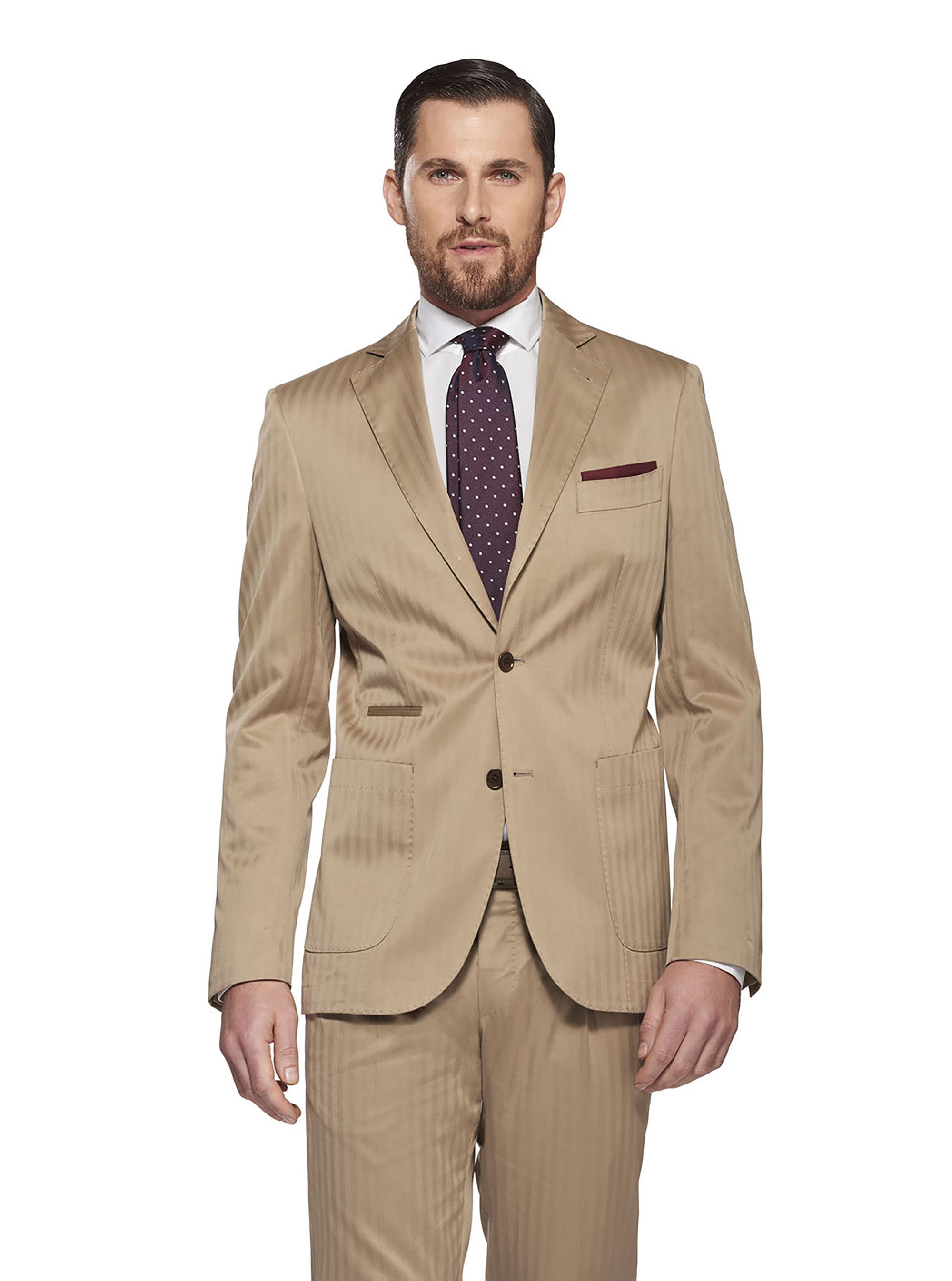 Traje de algod&oacute;n, CRUDO