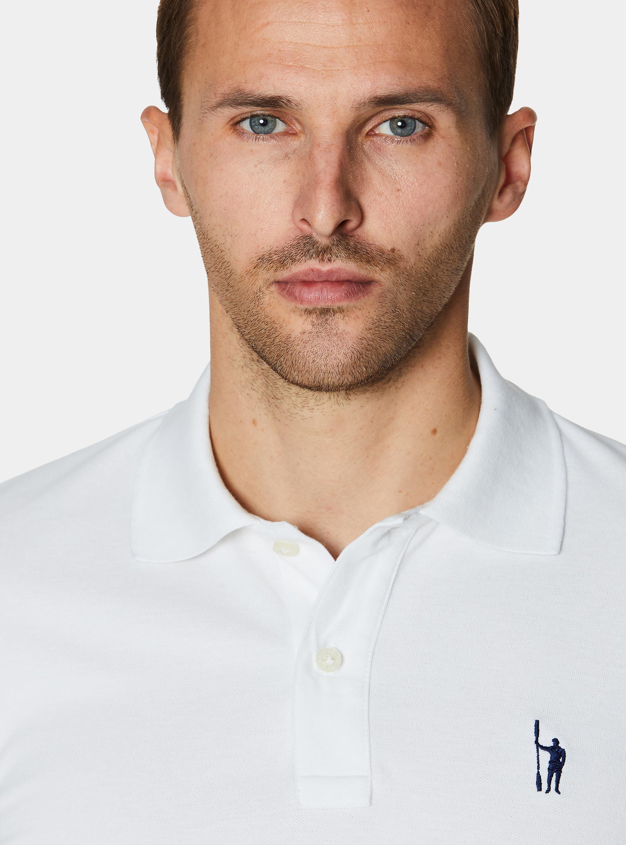 Classic piqu&eacute; polo shirt, WHITE
