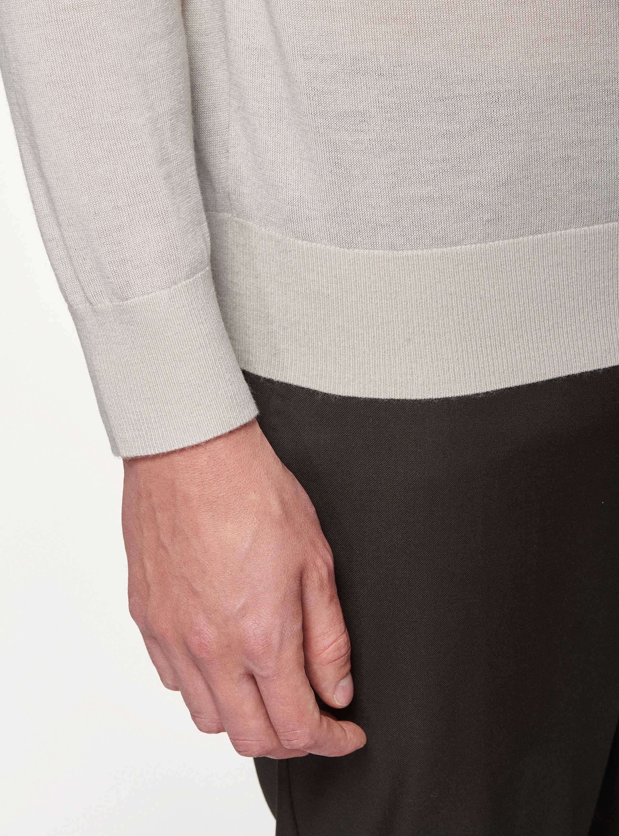 Dolcevita in pura lana merino, ECRU