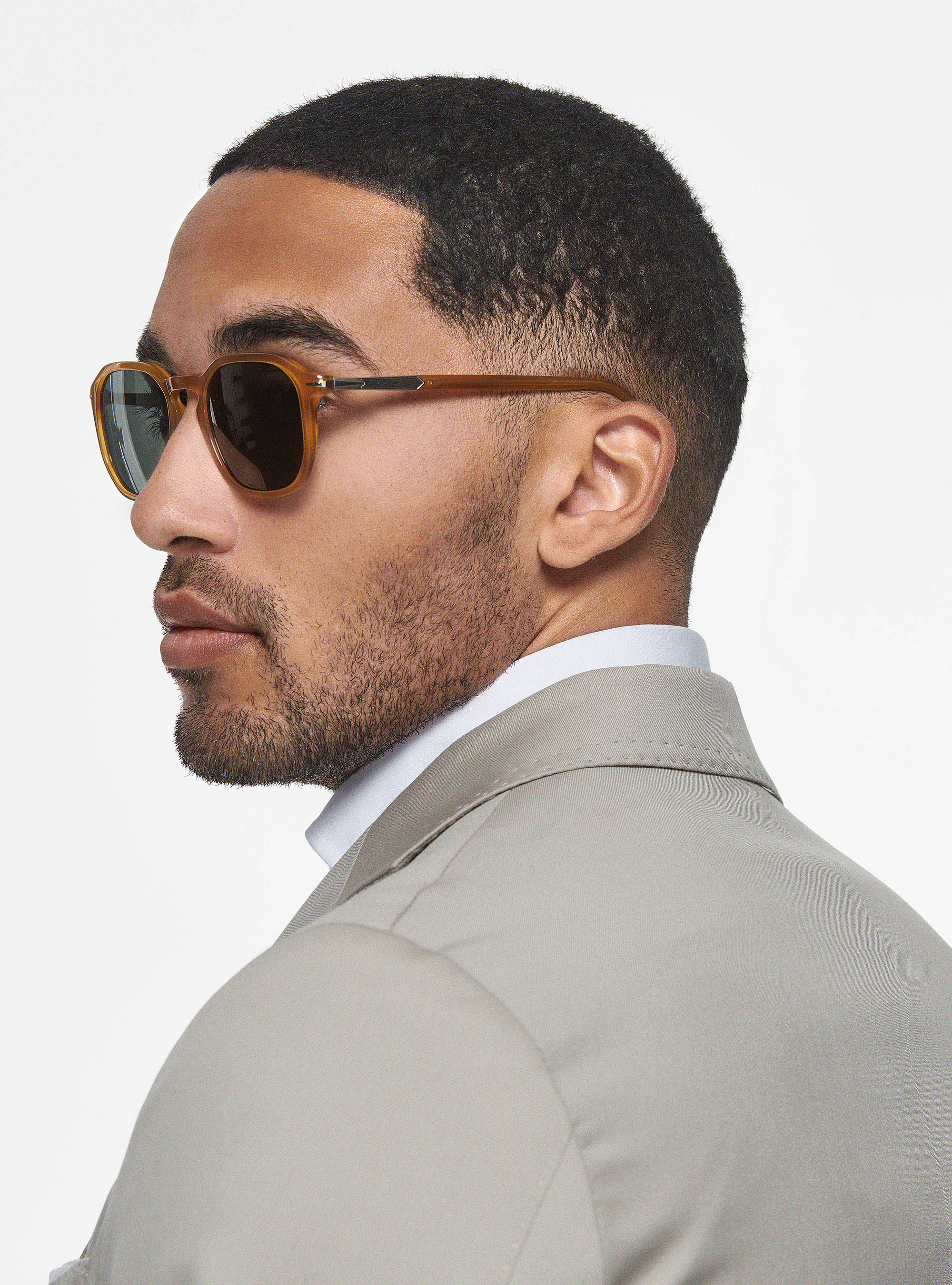 Giacca in pura lana superfine 110's, SABBIA