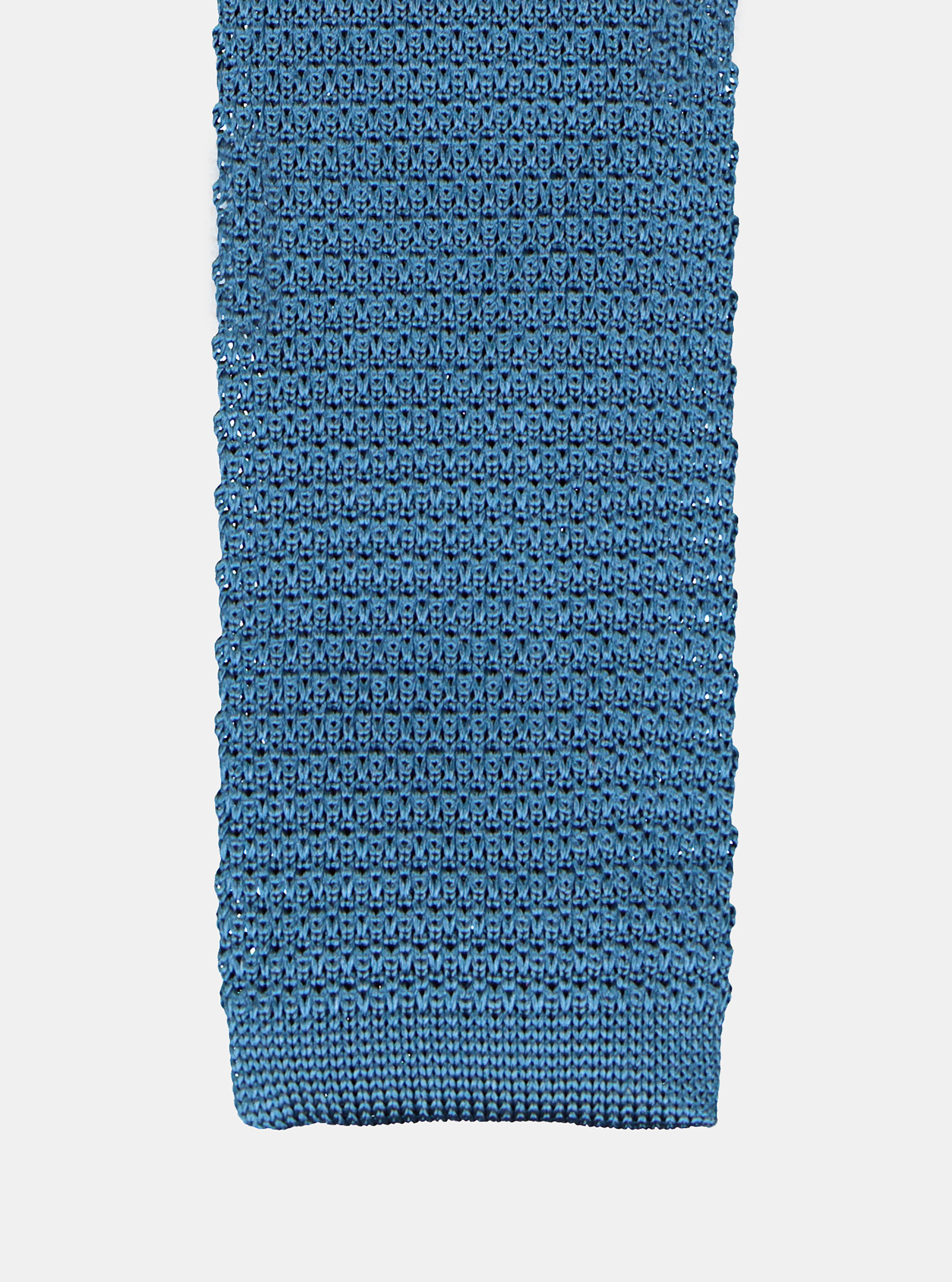 Cravatta in seta a maglia tinta unita, GREEN