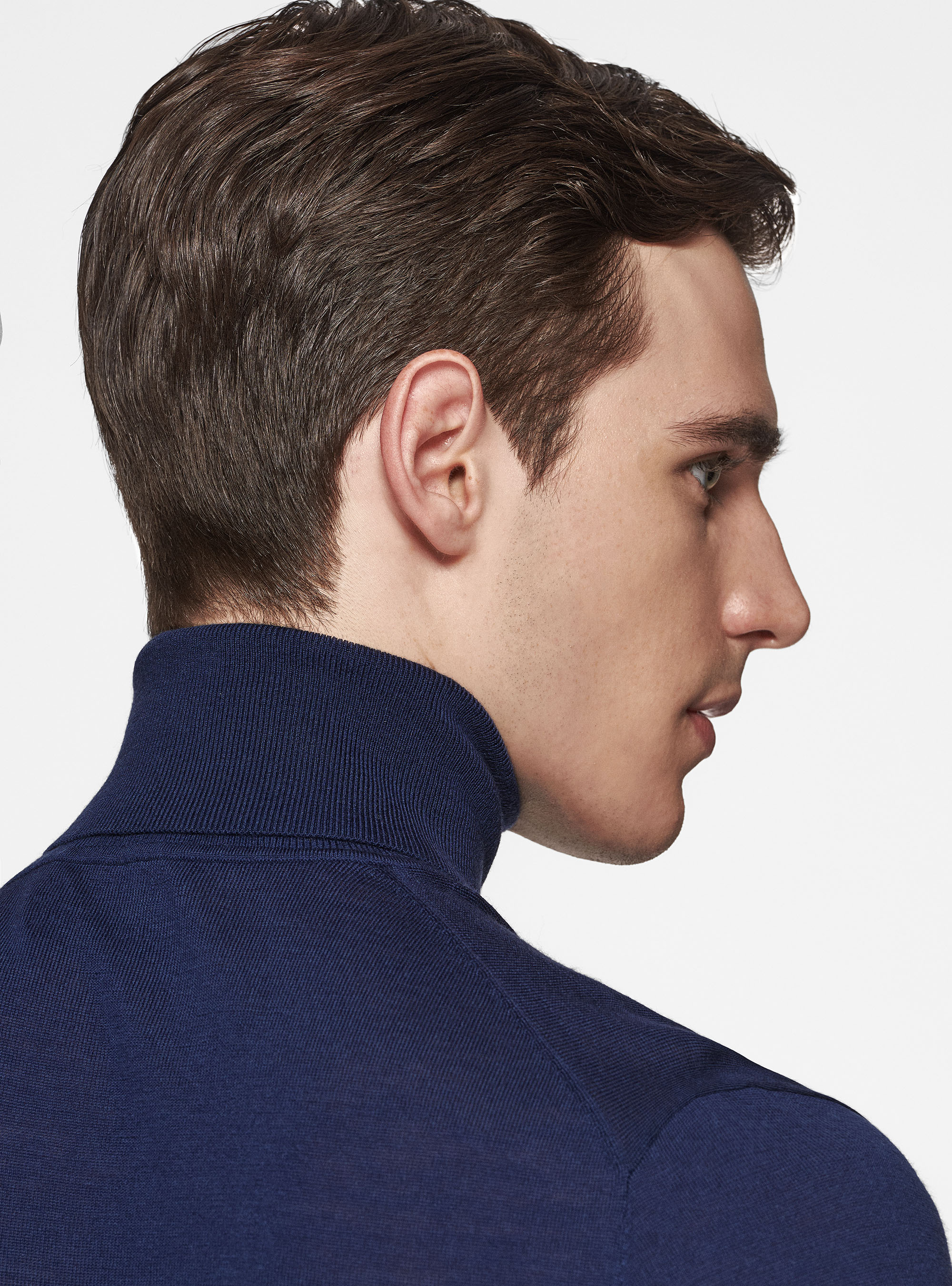 Dolcevita in pura lana merino extrafine, INCHIOSTRO