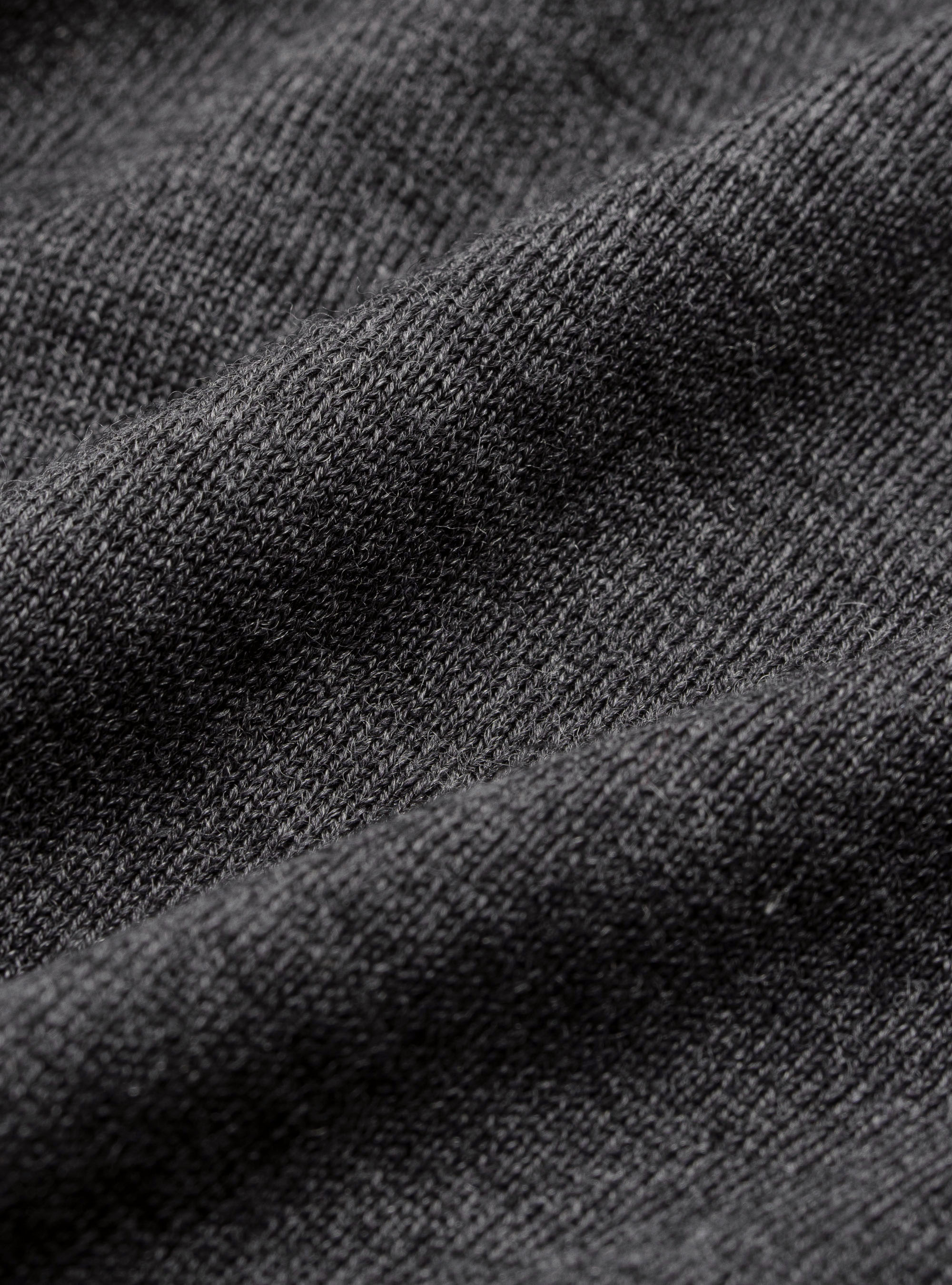 Maglia in pura lana merino, ASFALTO