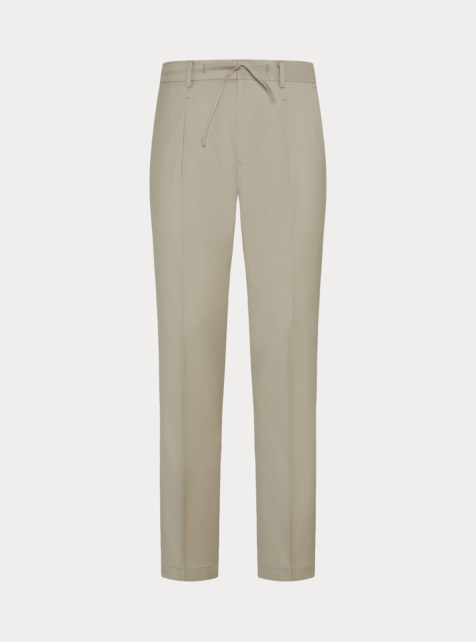 VBC wool drawstring trousers, SABBIA 0591C