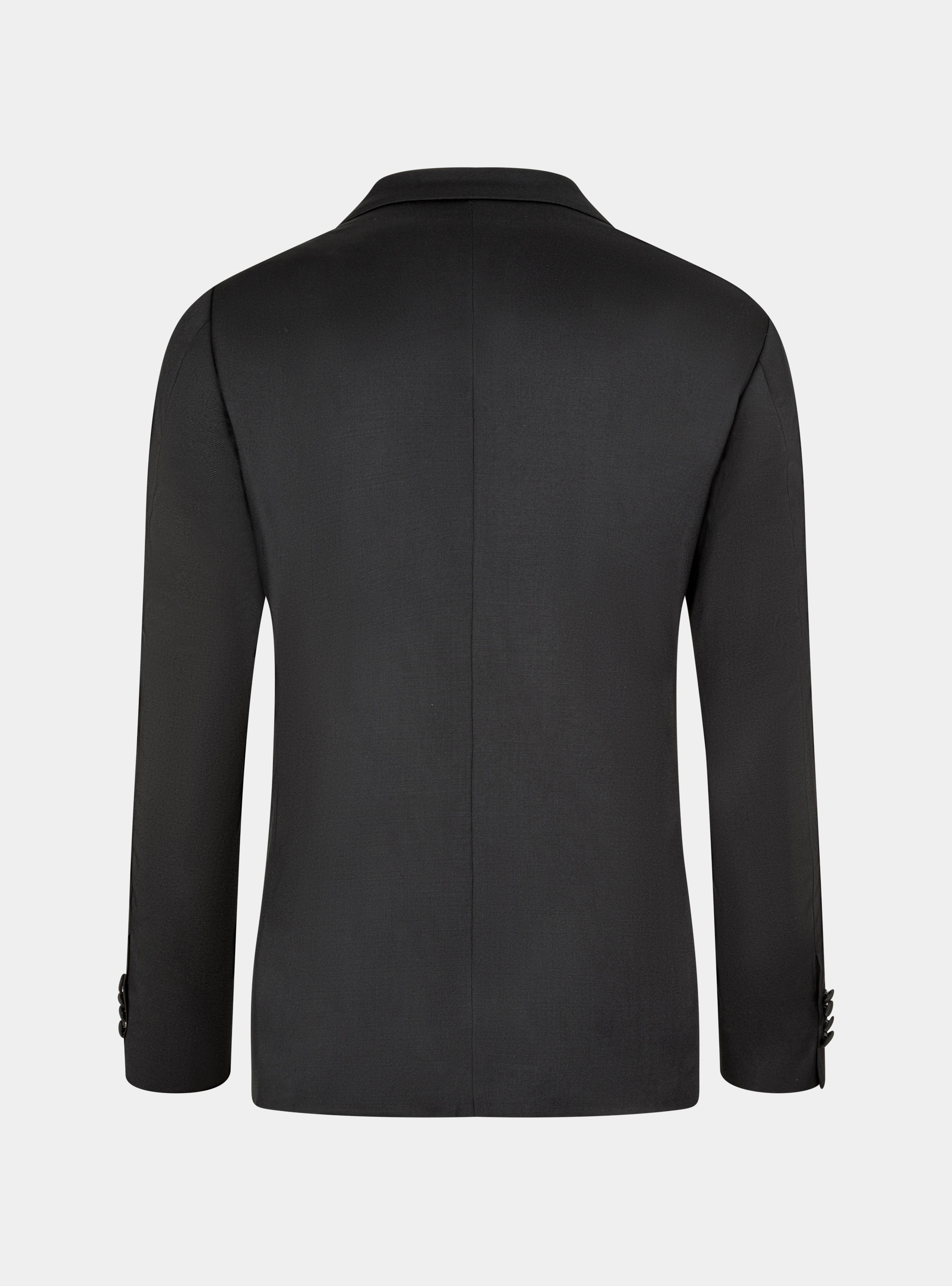 Giacca smoking in pura lana, NERO