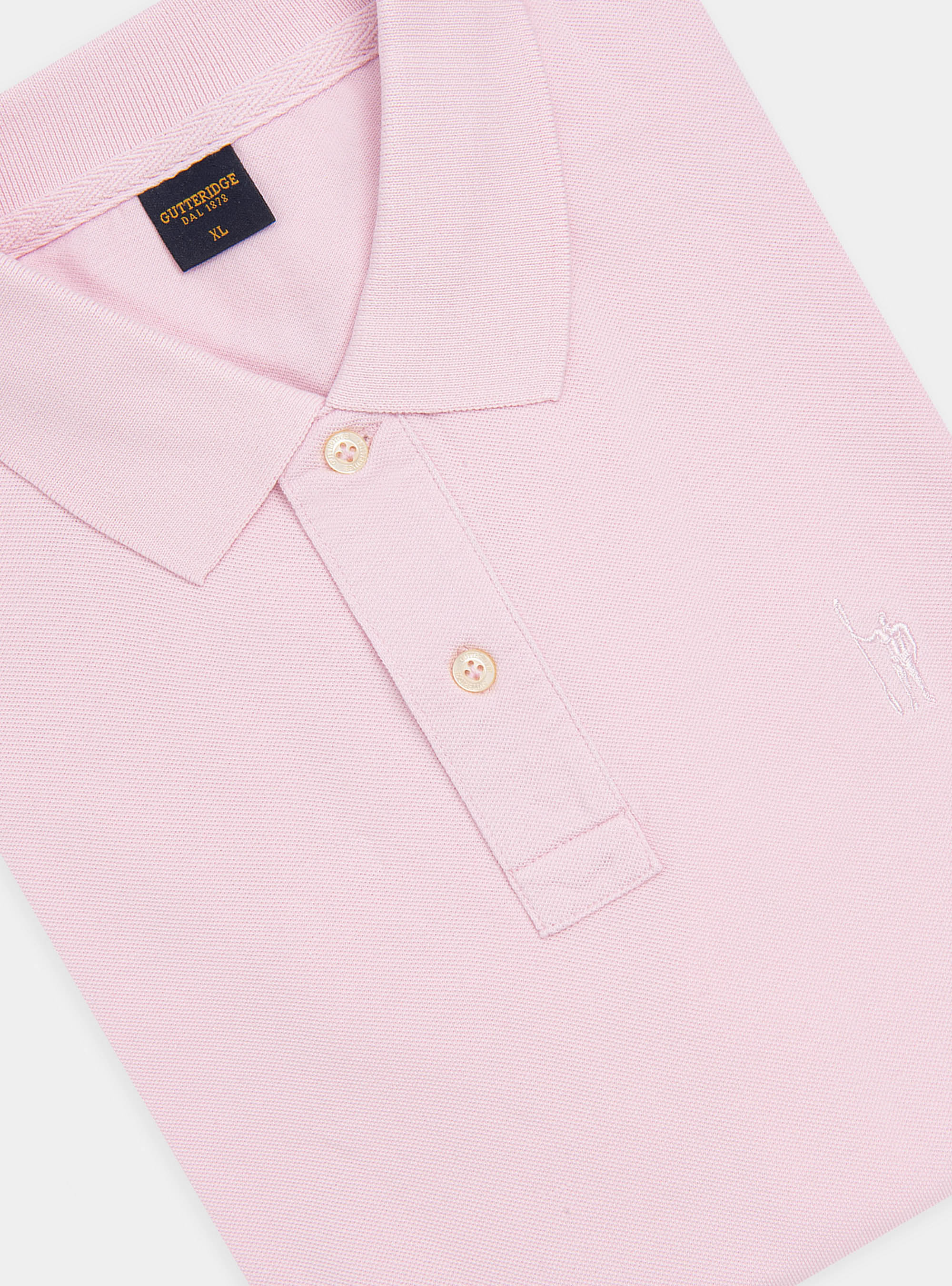 Polo cl&aacute;sico de piqu&eacute;, ROSA