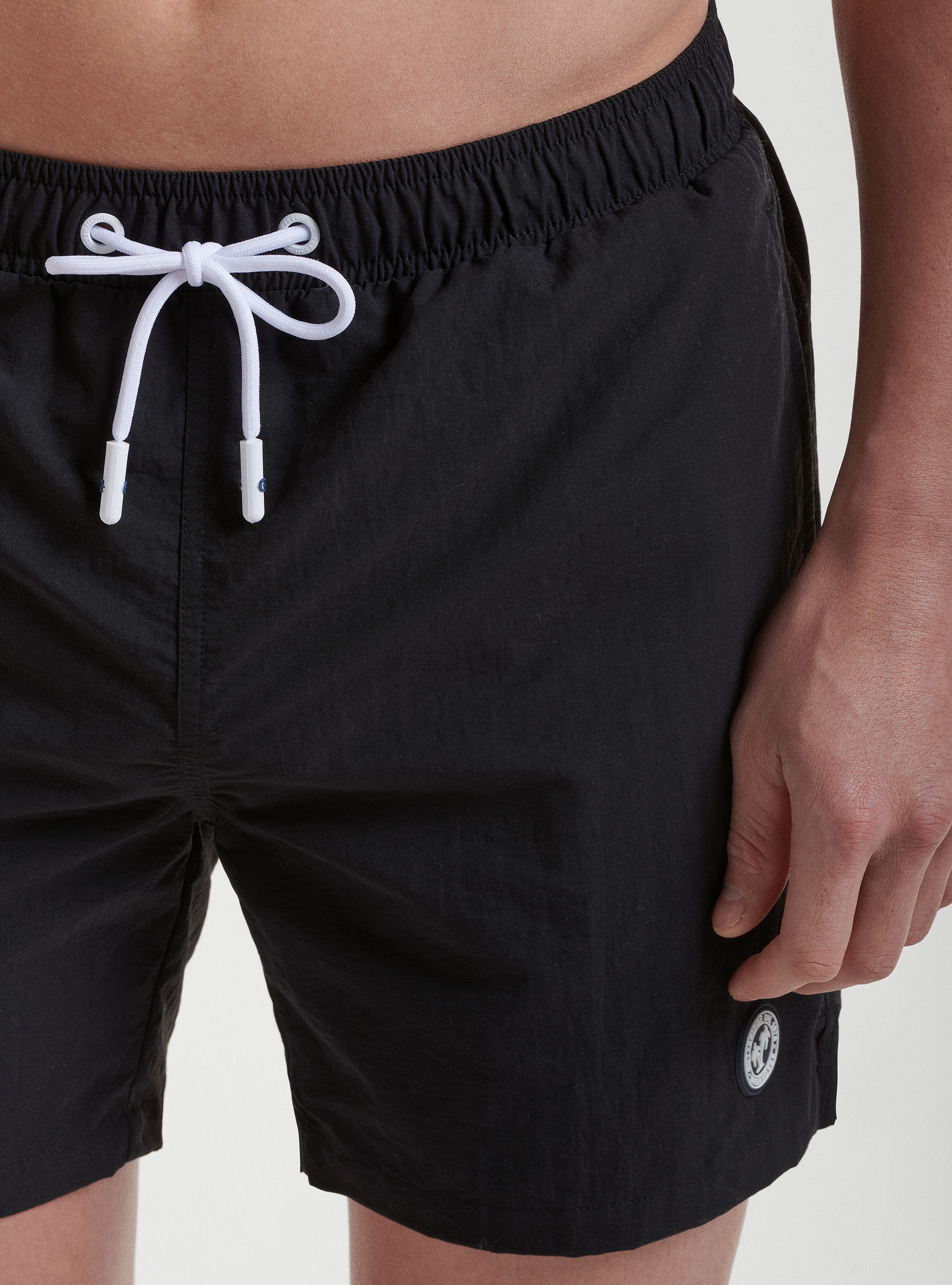 Costume da bagno tinta unita, NERO