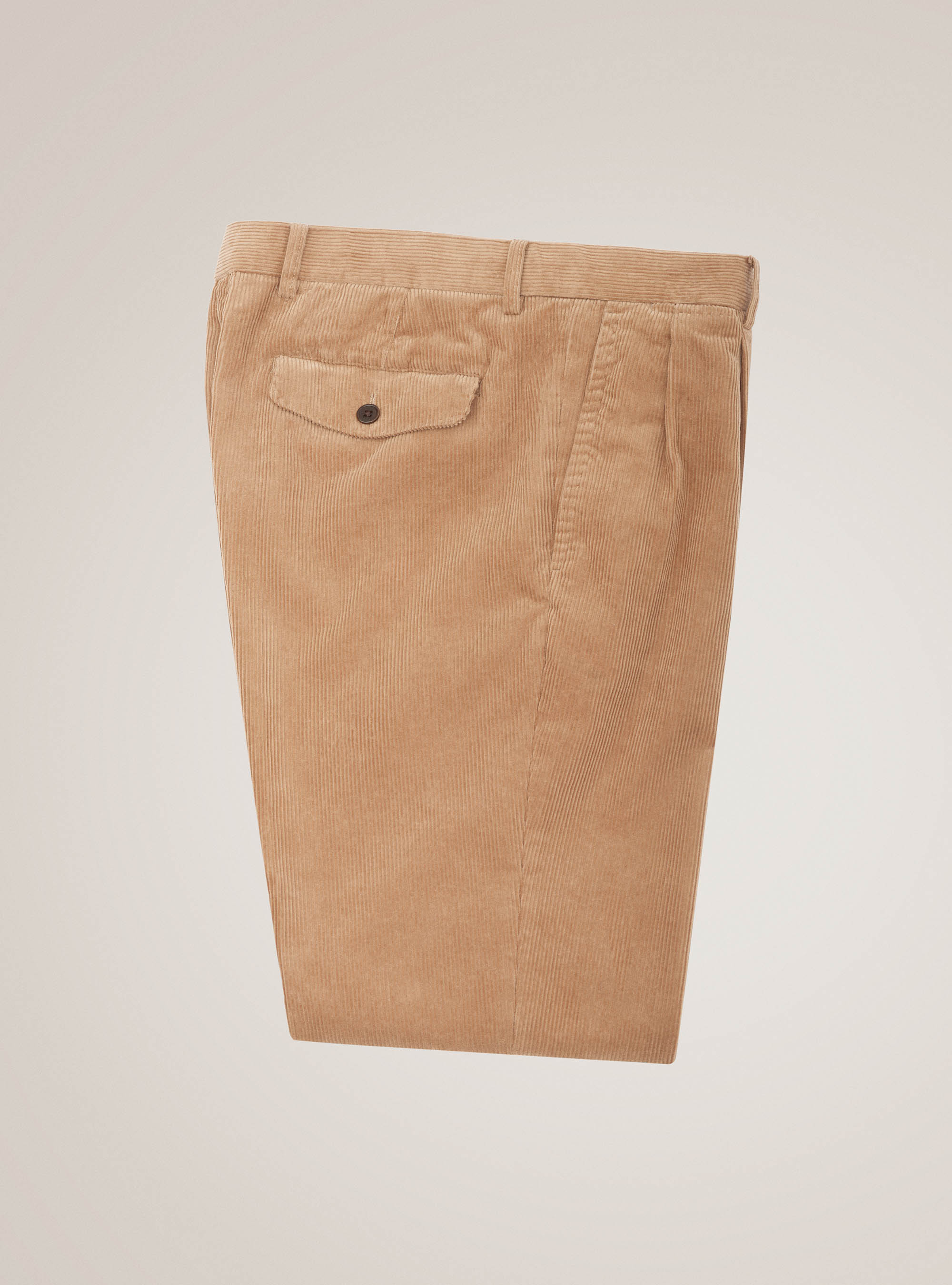 Pantaloni chino in velluto di cotone, SABBIA