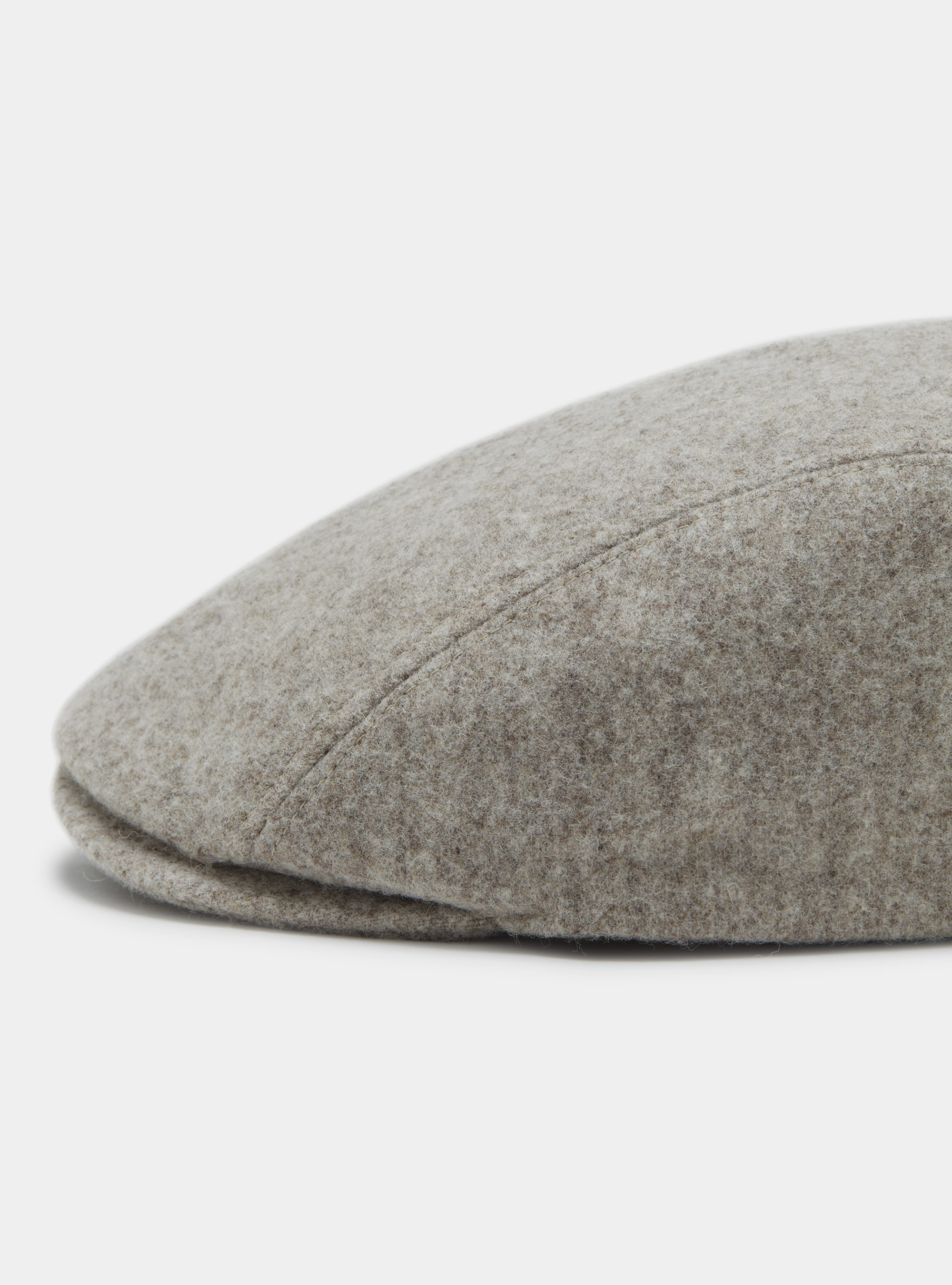 Coppola in pura lana vergine shetland, ECRU