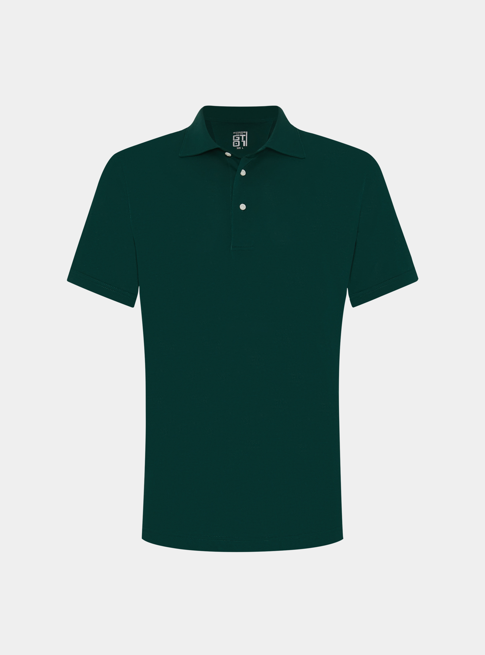 Polo de piqu&eacute; el&aacute;stico GT01, VERDE OLIVA