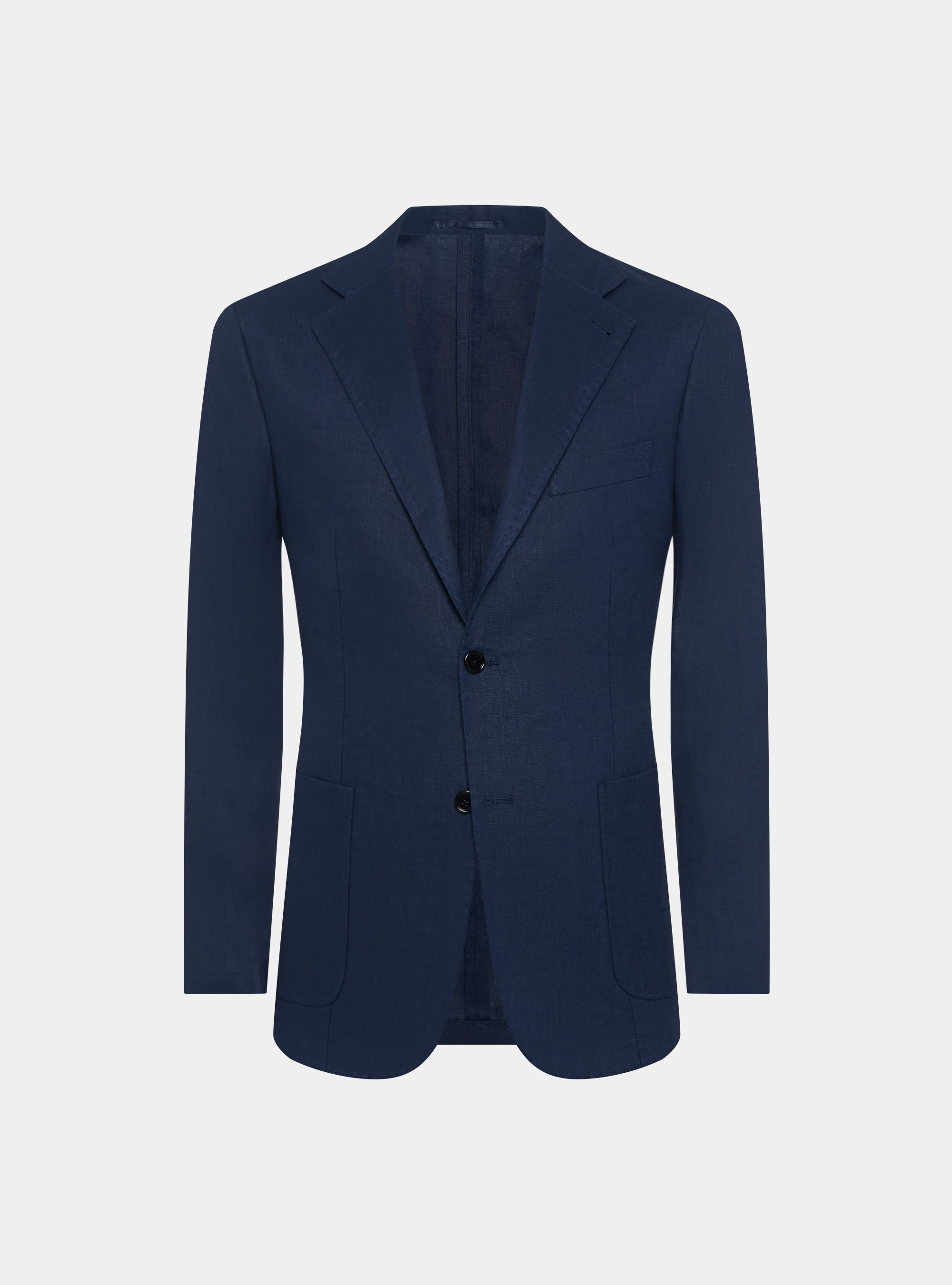 Pure linen blazer, BLUE