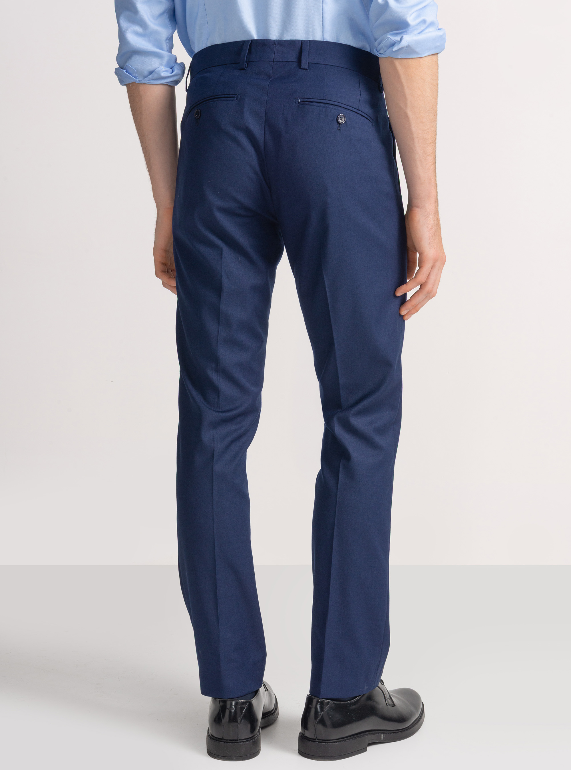 Pantaloni per abito slim fit, BASALTO