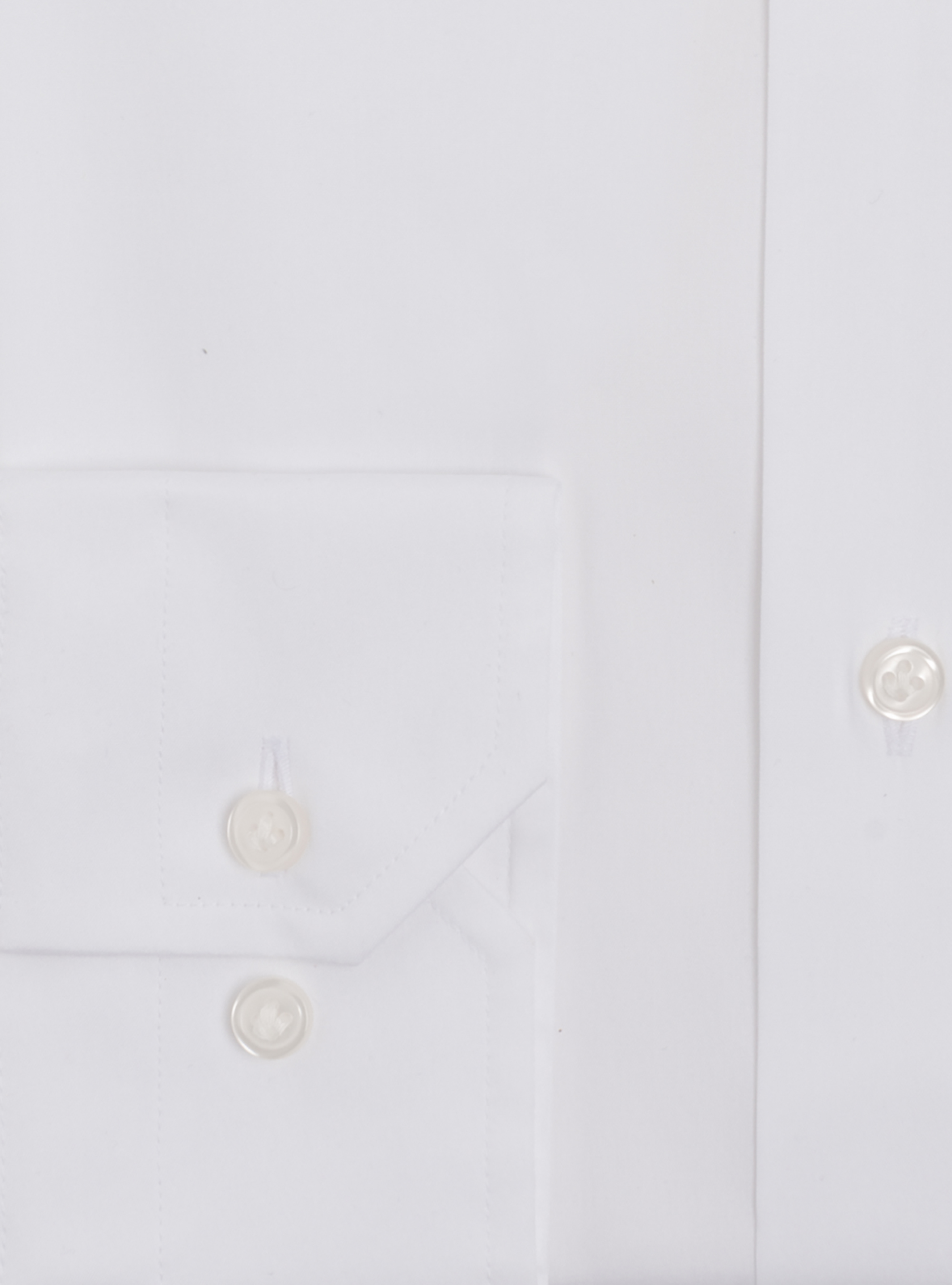 Camicia slim fit in popeline stretch, BIANCO