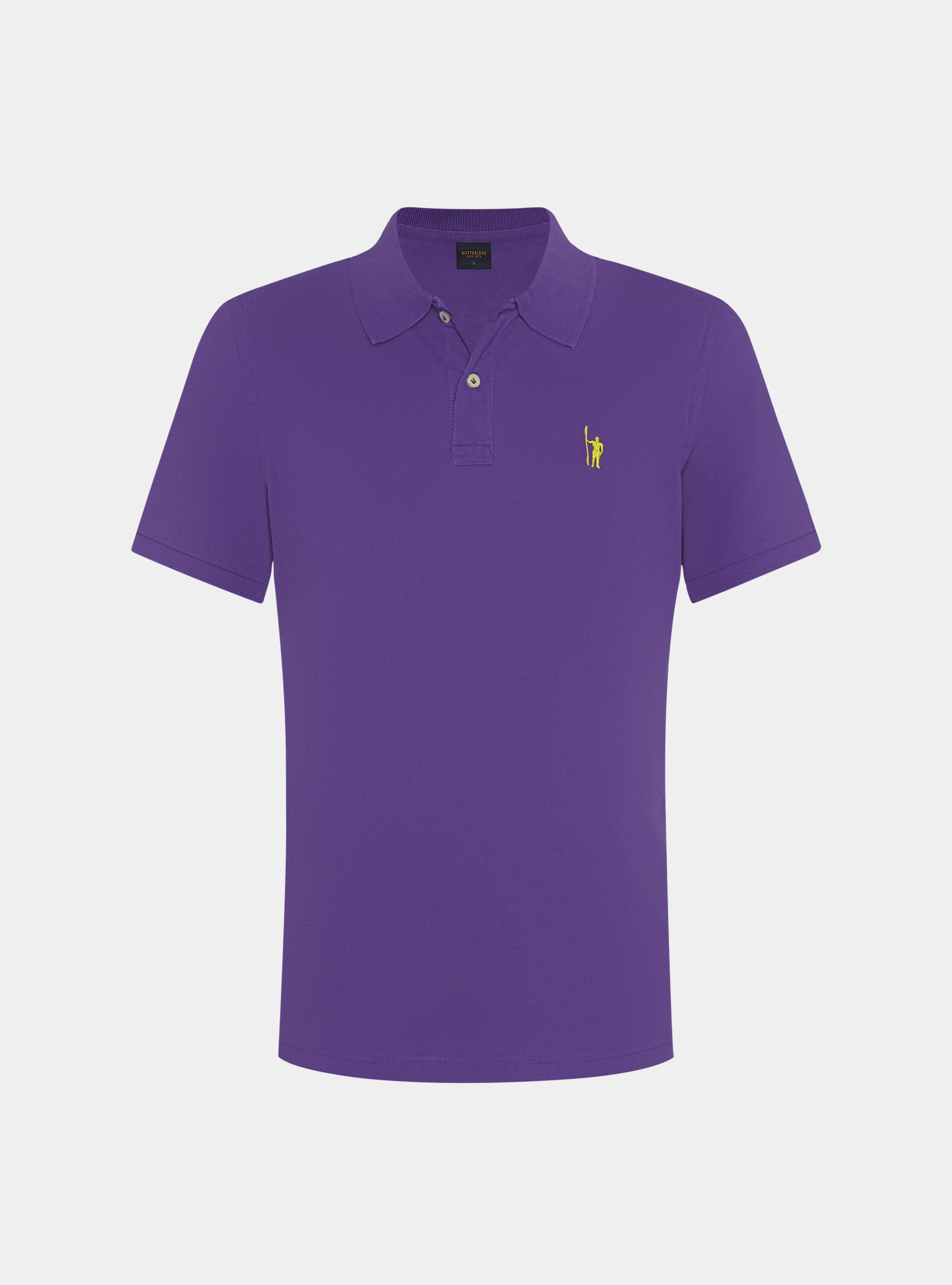Polo clásico de piqué, VIOLETA CLARO