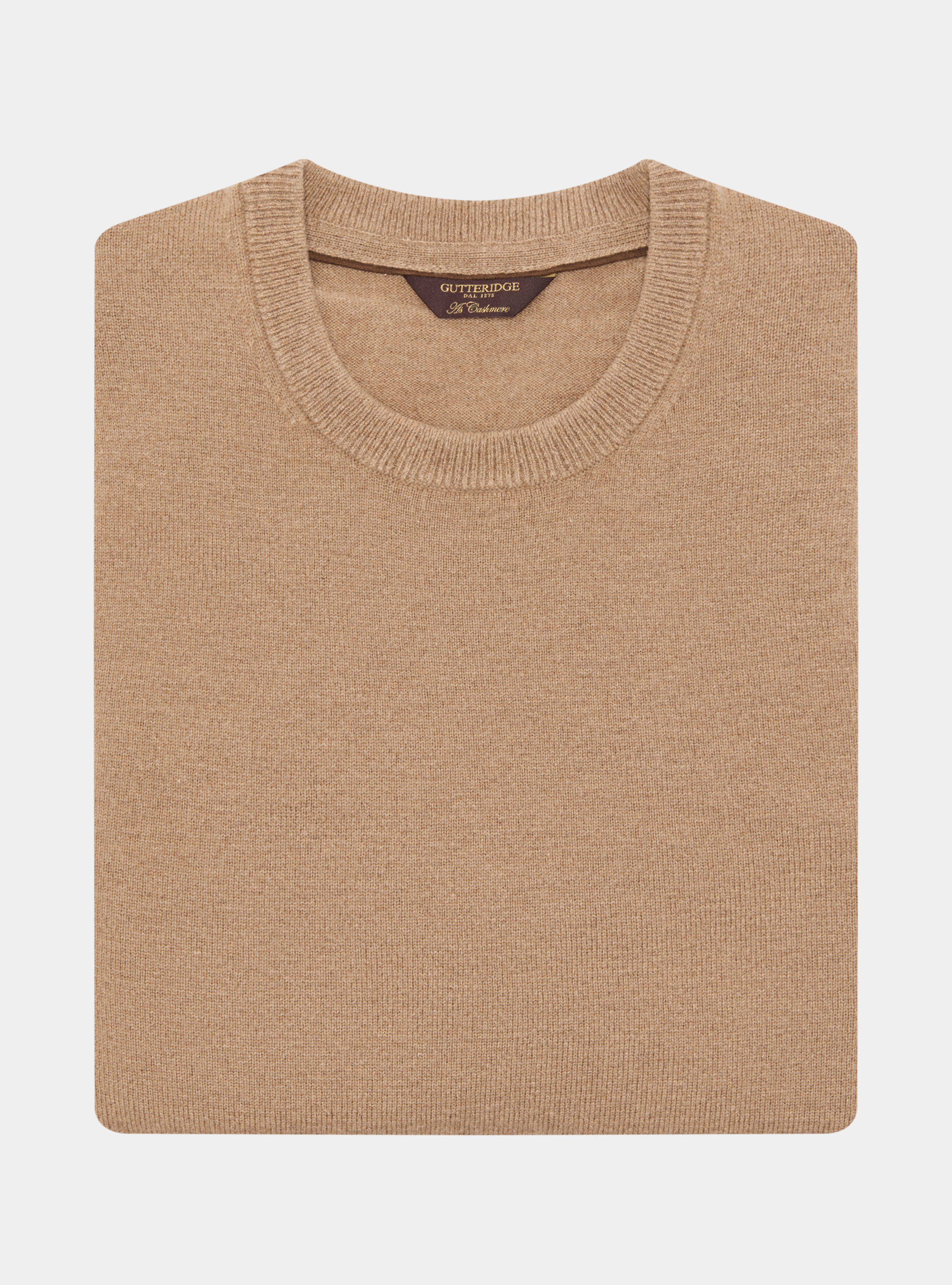 Trikot mit Rundhalsausschnitt aus Lambswool und Kaschmir, CAMMELLO 0570C