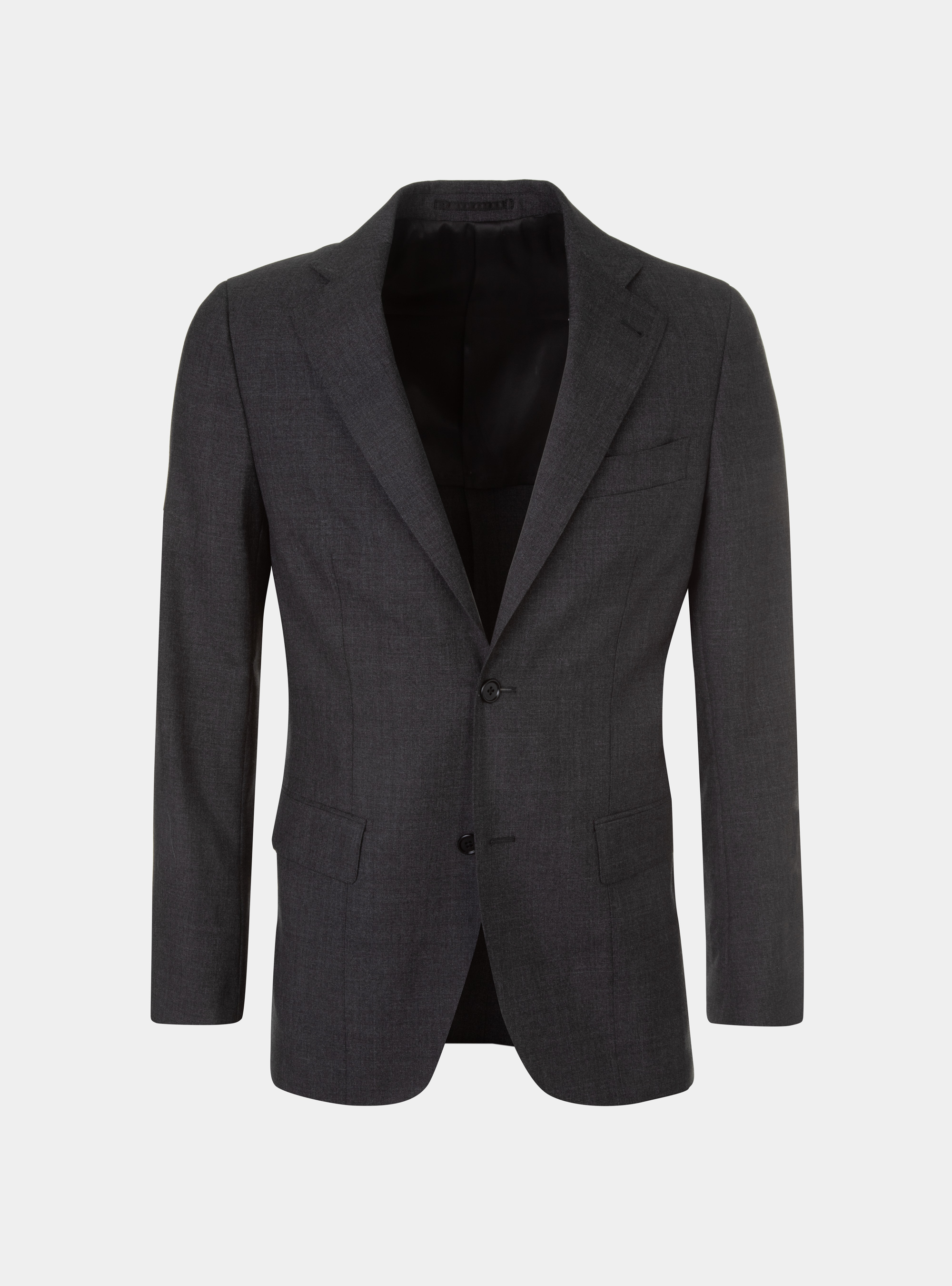 Giacca per abito in pura lana tessuto Vitale Barberis Canonico, ASFALTO