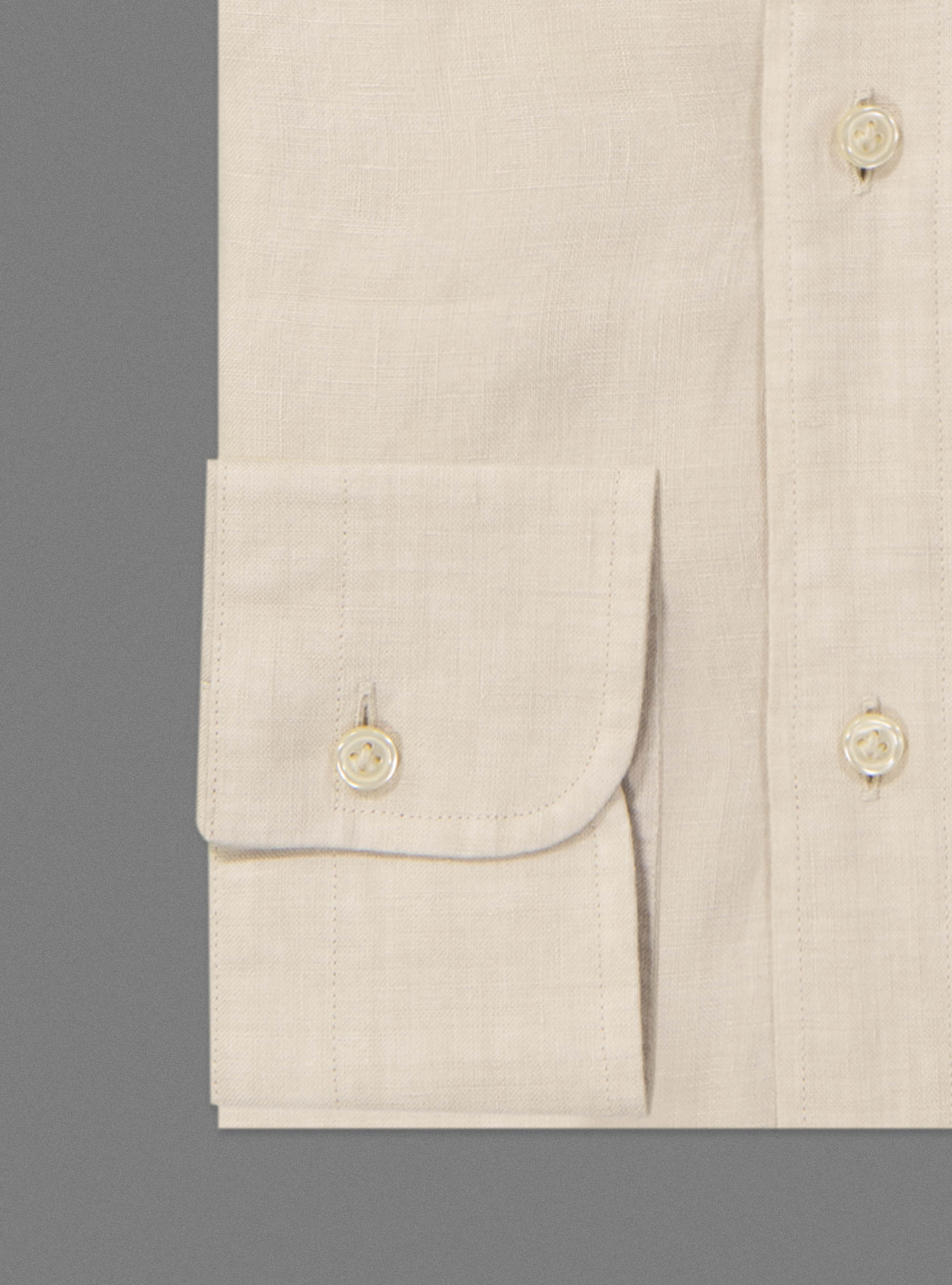  Camisa de lino, CRUDO