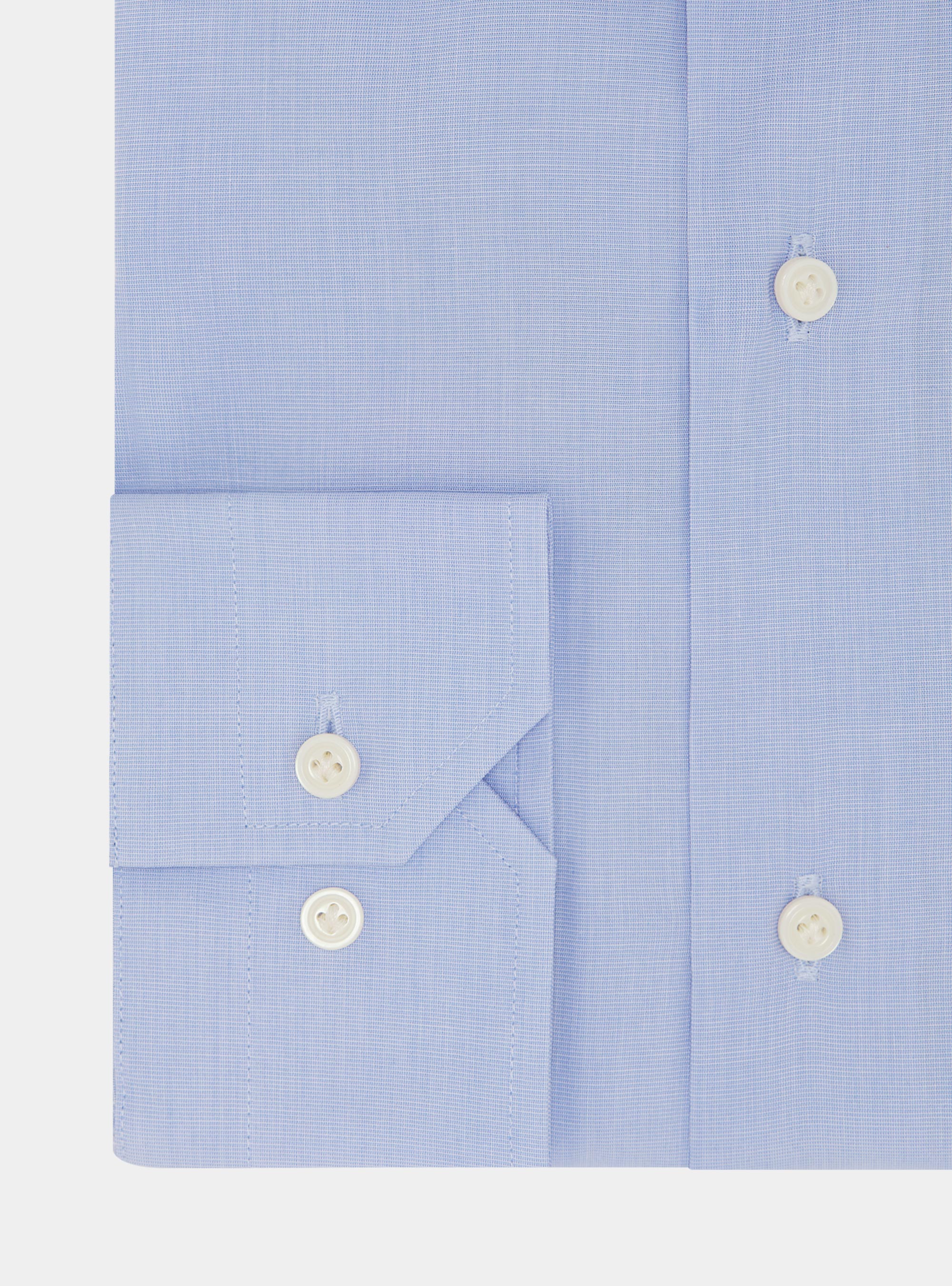 Cotton shirt fil a fil, LIGHT BLUE
