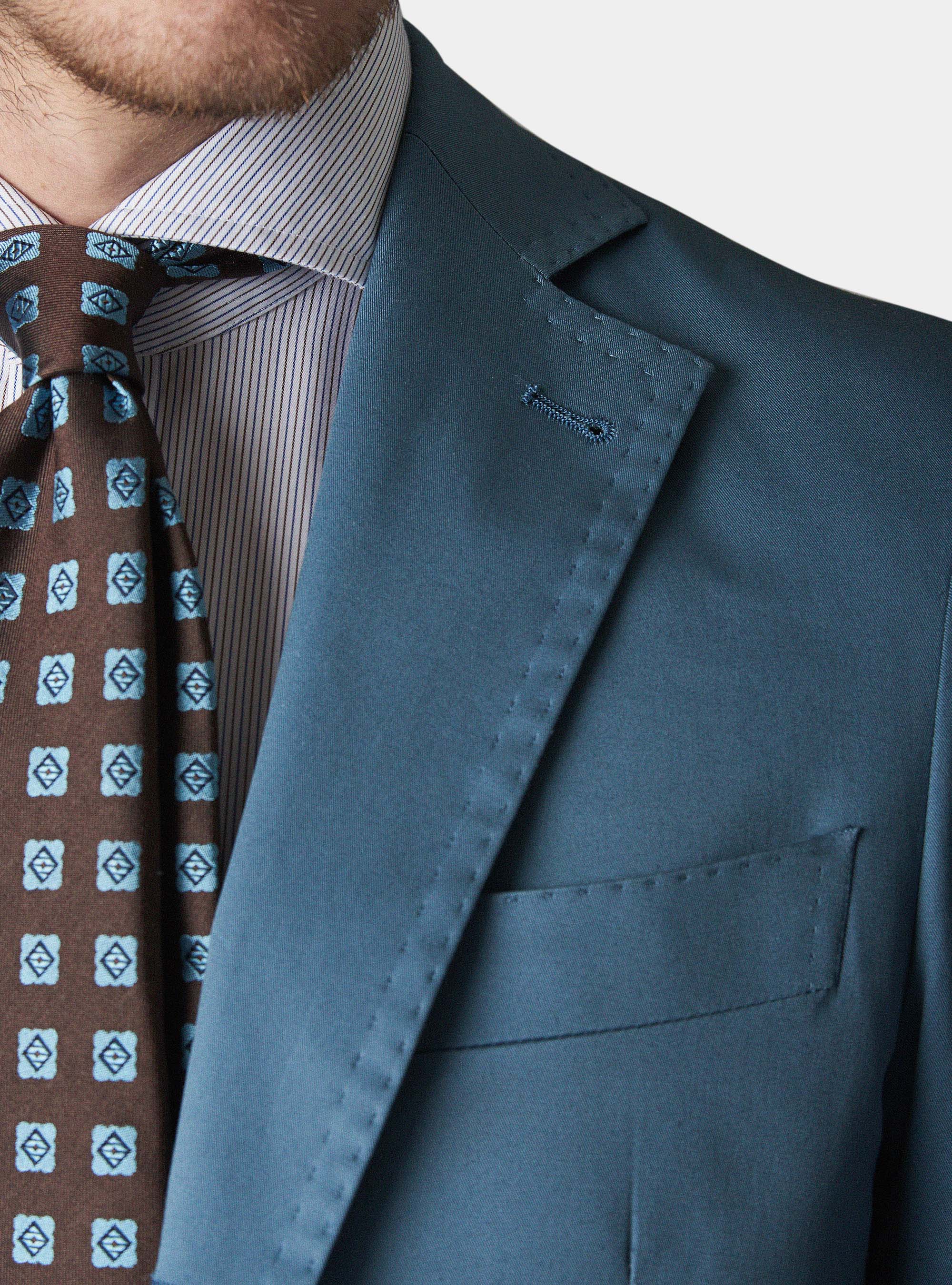 Giacca per abito in cotone superior, POLVERE