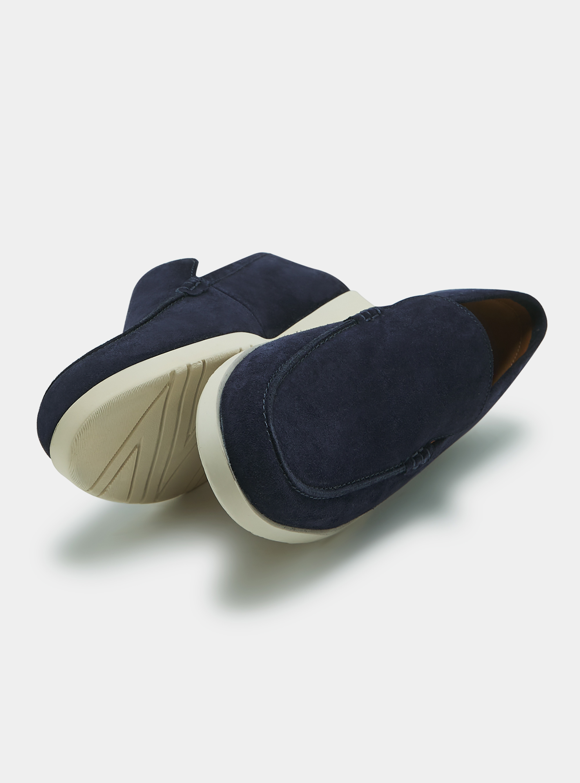 Mocassins en daim, BLEU MARINE