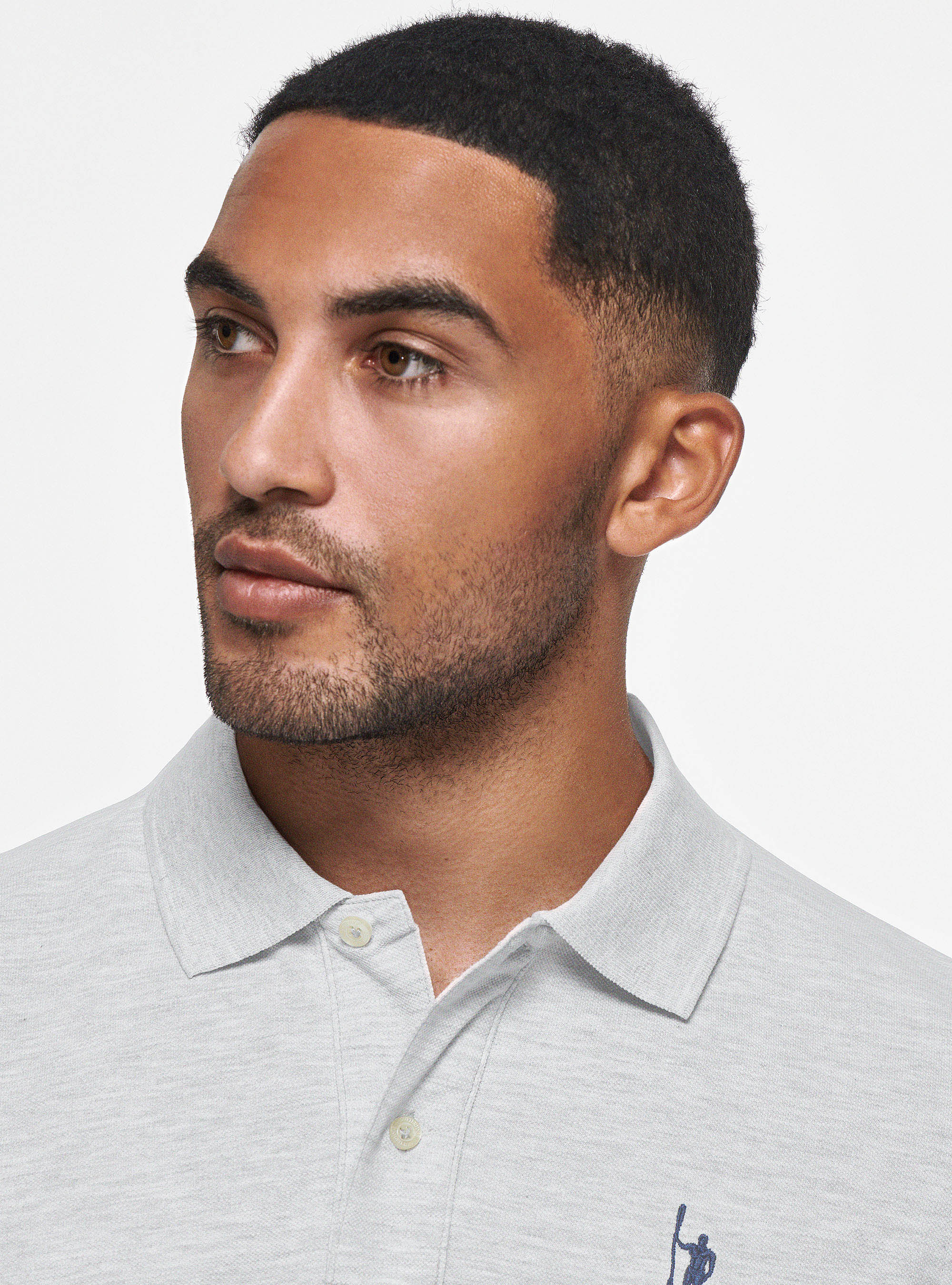 Piqu&eacute; polo shirt with embroidery, PERLA 0178C