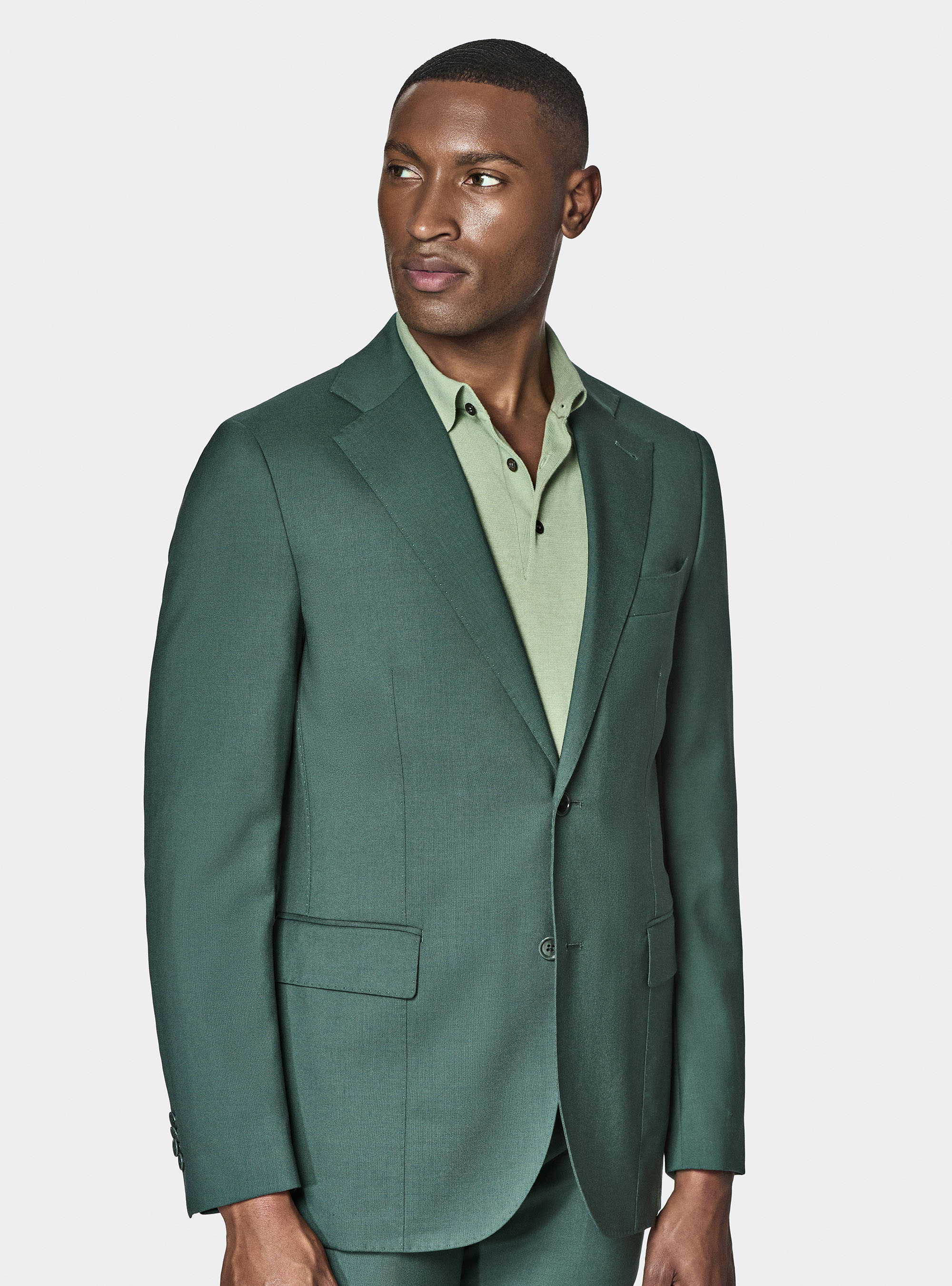 Pure wool suit blazer Vitale Barberis Canonico, GREEN