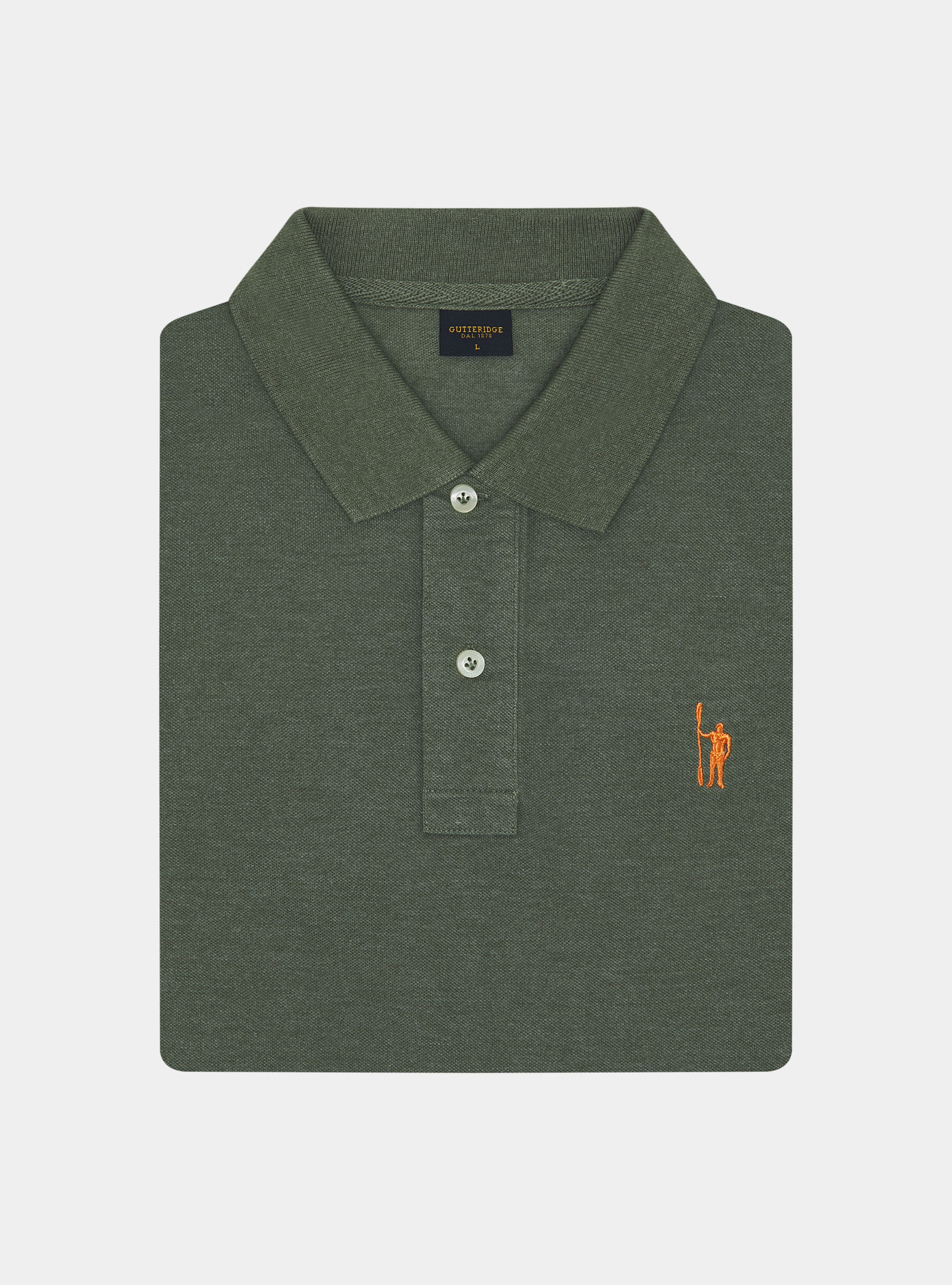 Piqu&eacute; polo shirt with embroidery, SALVIA 0602C