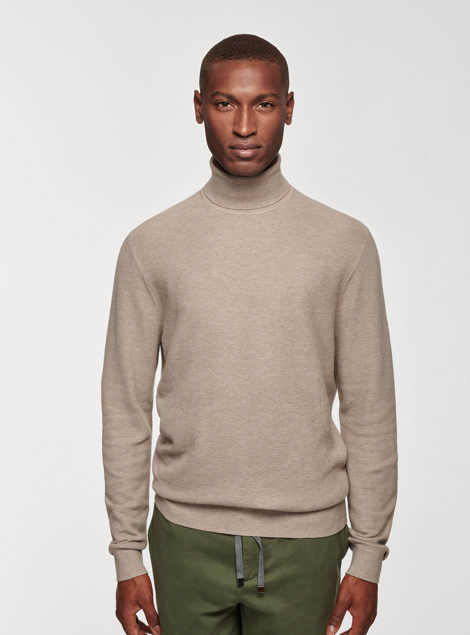 Men's cotton hotsell turtleneck sweater