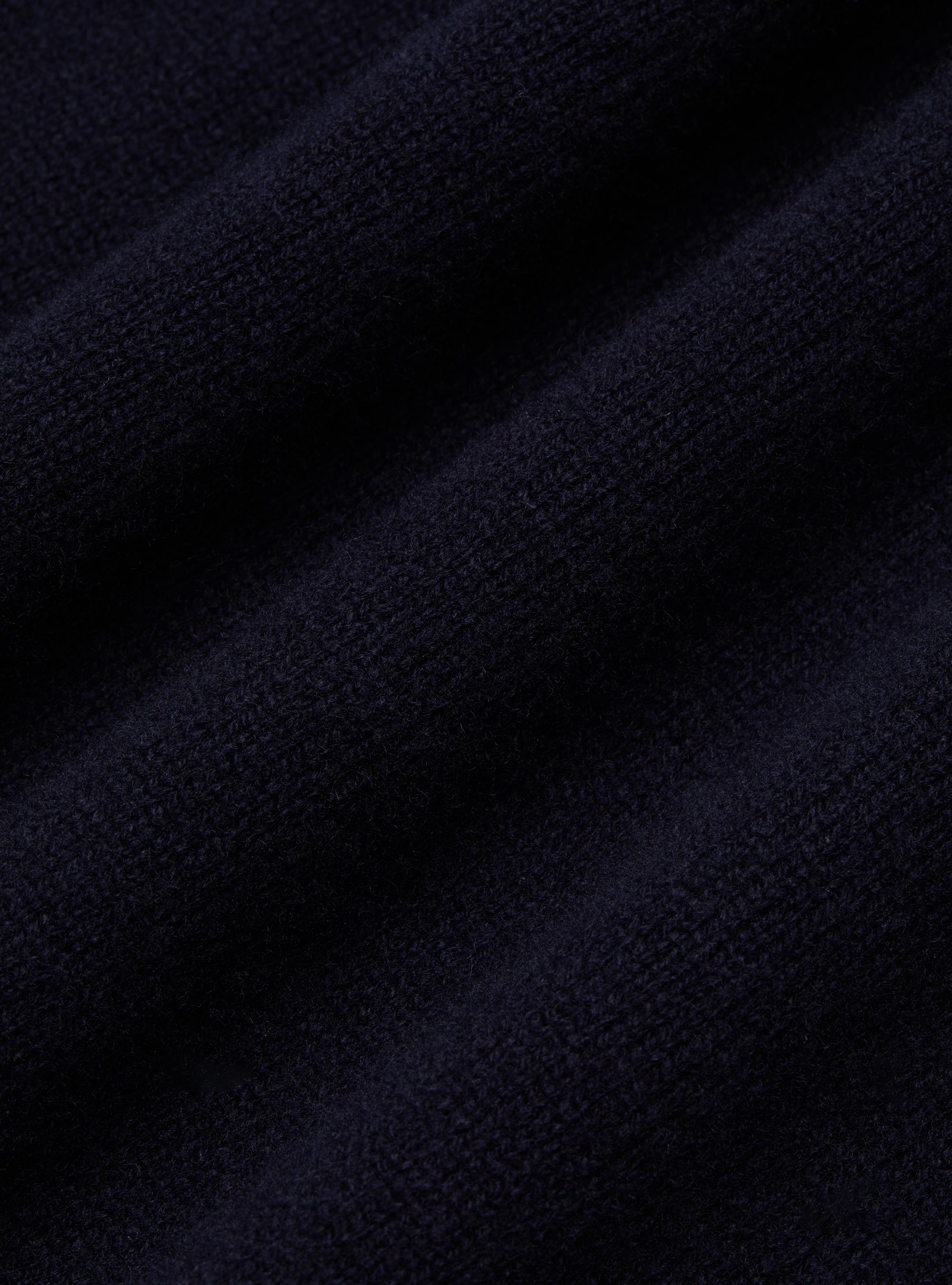 Merino wool turtleneck sweater, NAVY BLUE