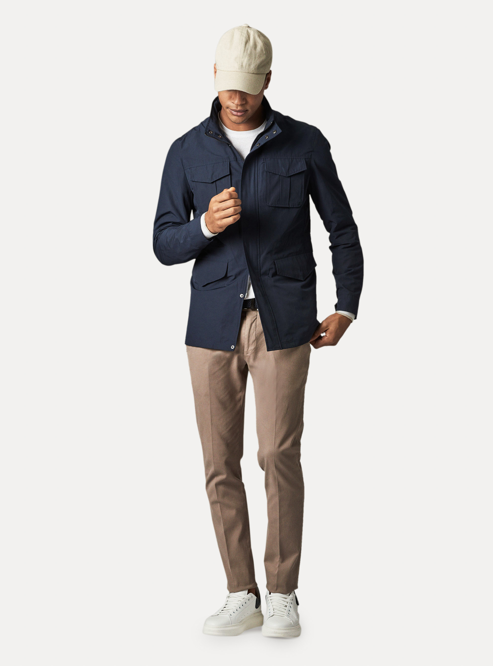 Blend Technical cotton field jacket