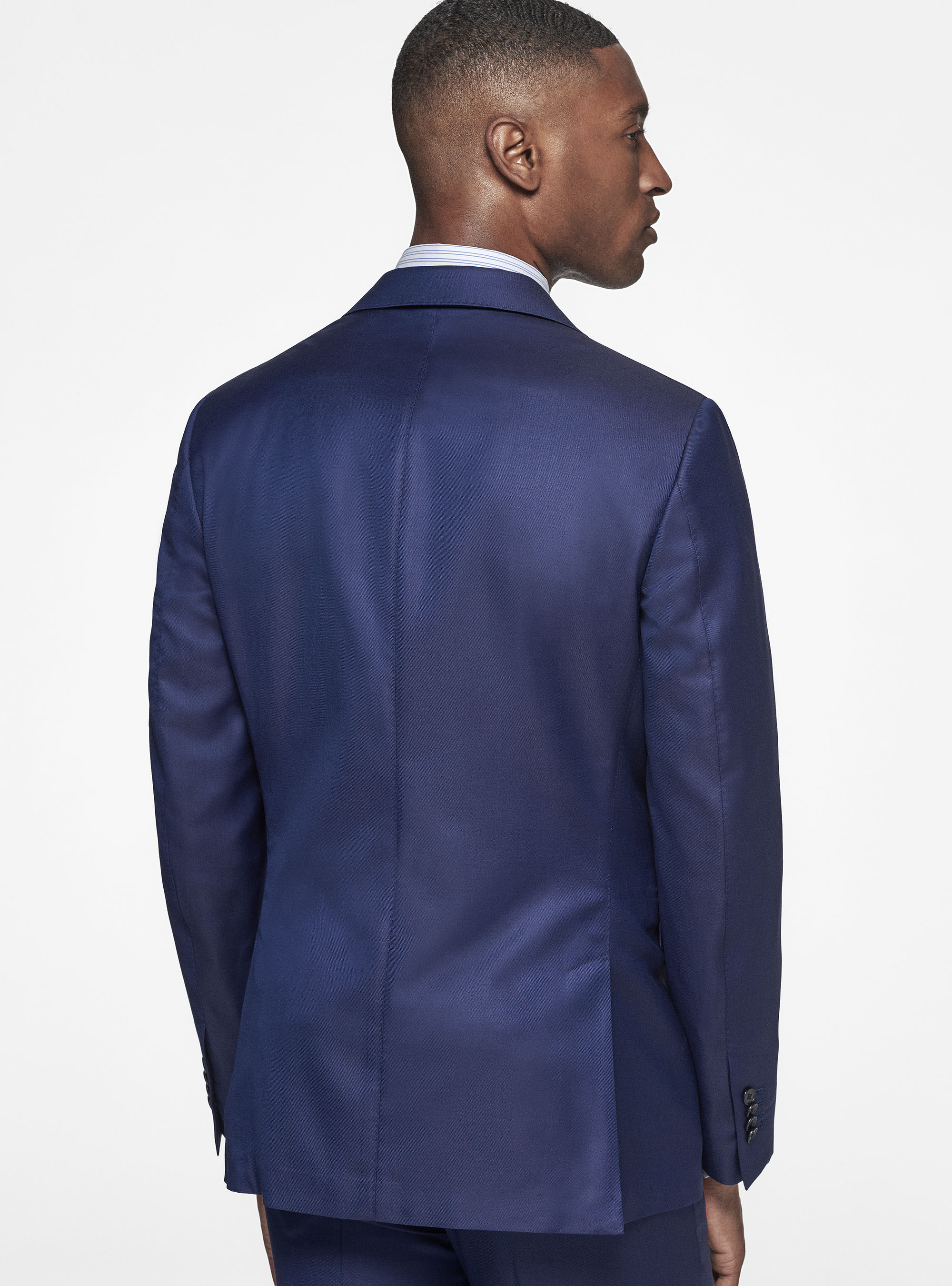 Giacca in pura lana superfine 110's, BASALTO