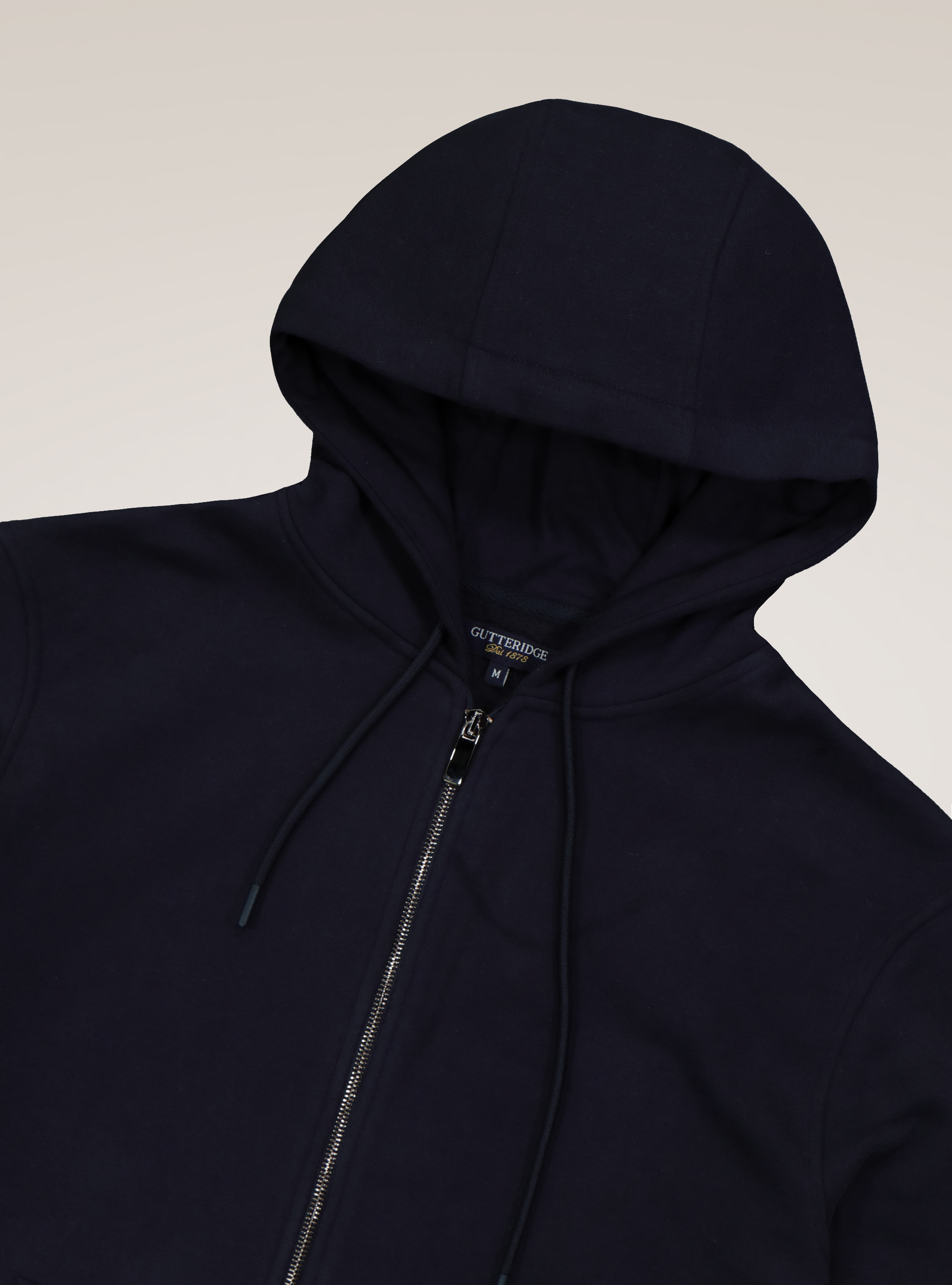 Chaqueta de sudadera con capucha y bolsillos, AZUL MARINO