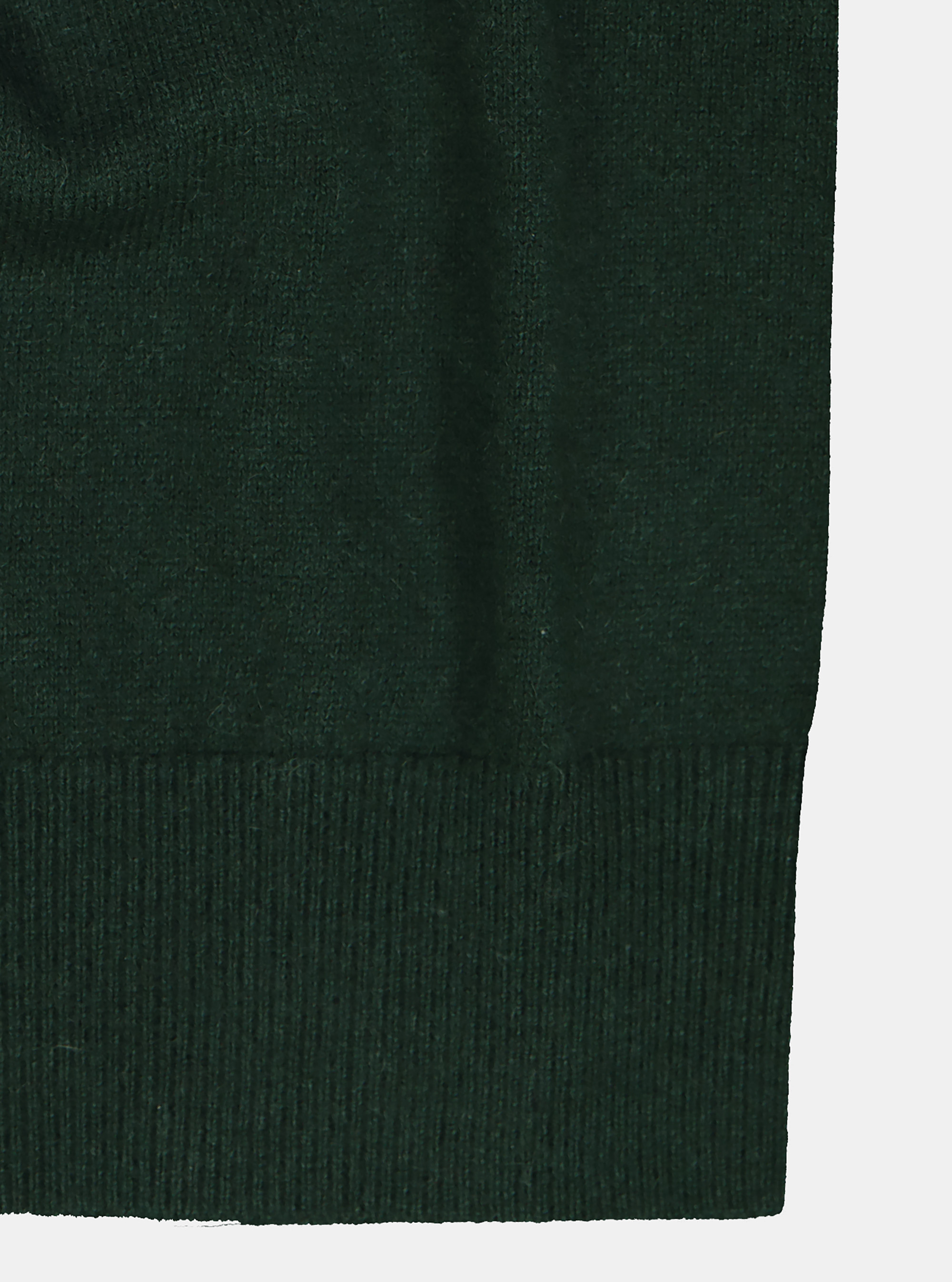 100% cashmere round neck sweater, GREEN