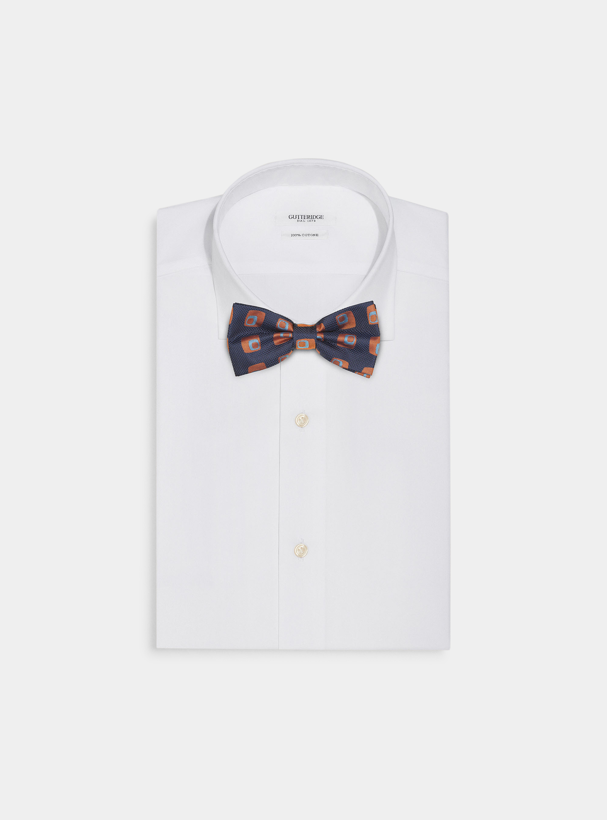 Pajarita en jacquard, CELESTE