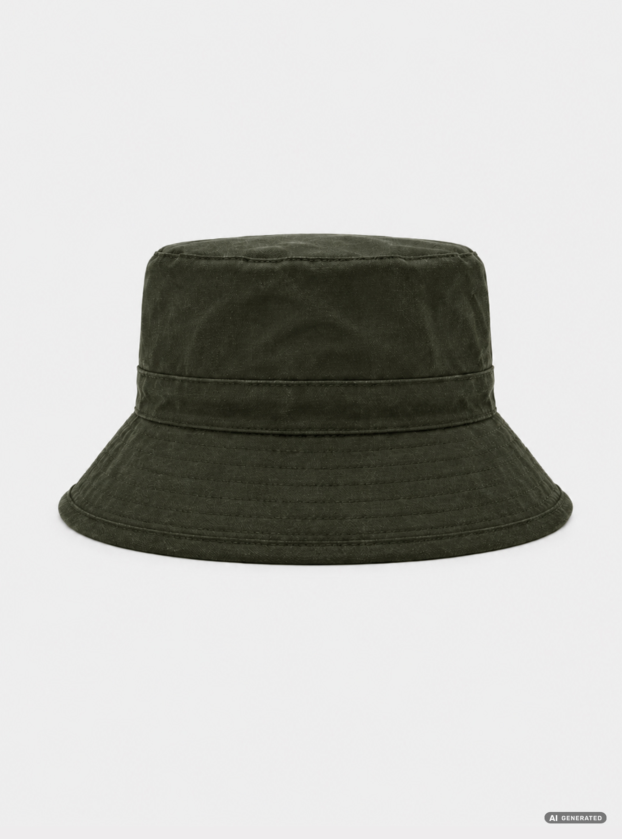 Cappello in cotone resinato, VERDE
