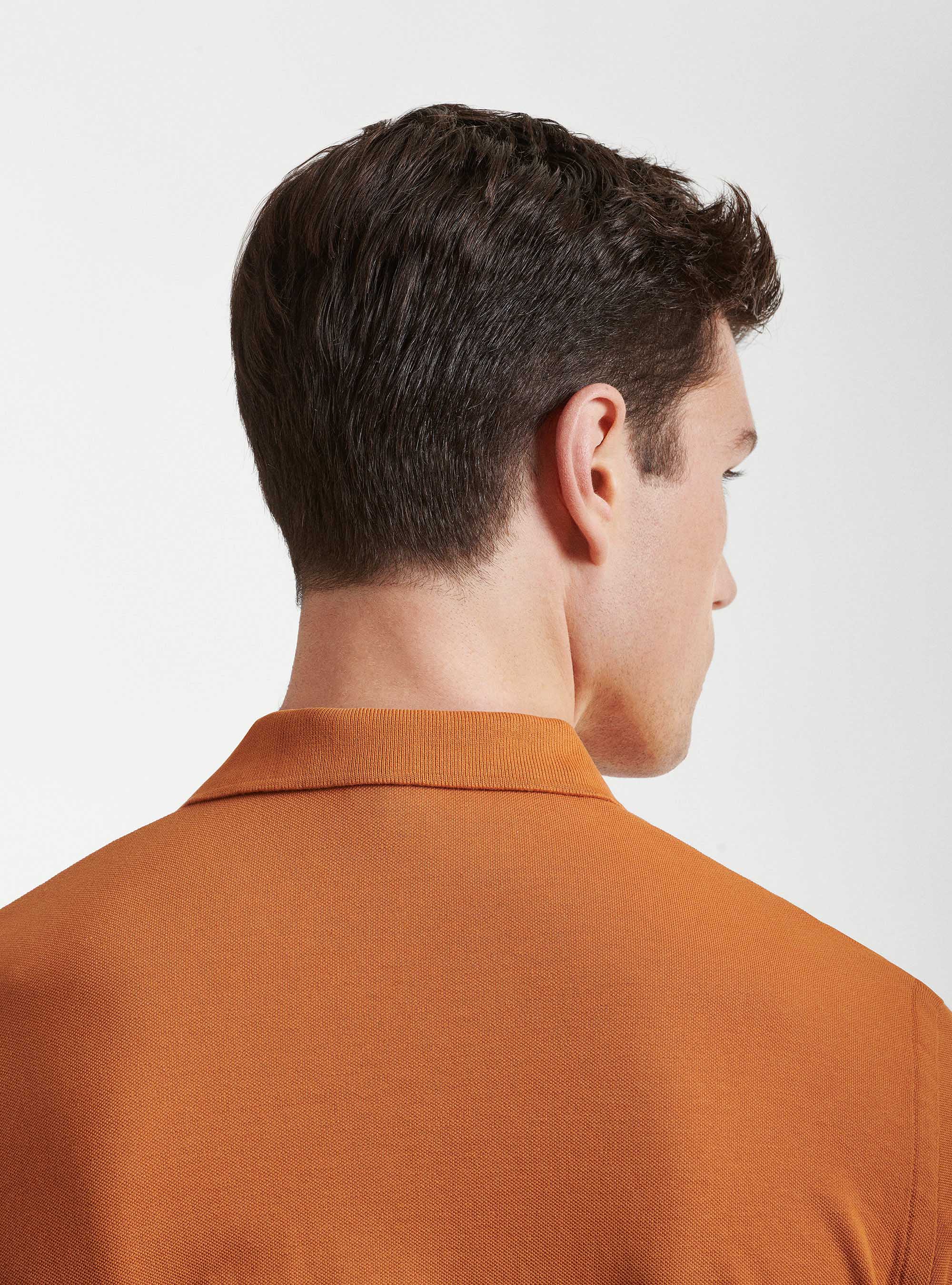 Polo in piquet con ricamo, 0713C ZUCCA