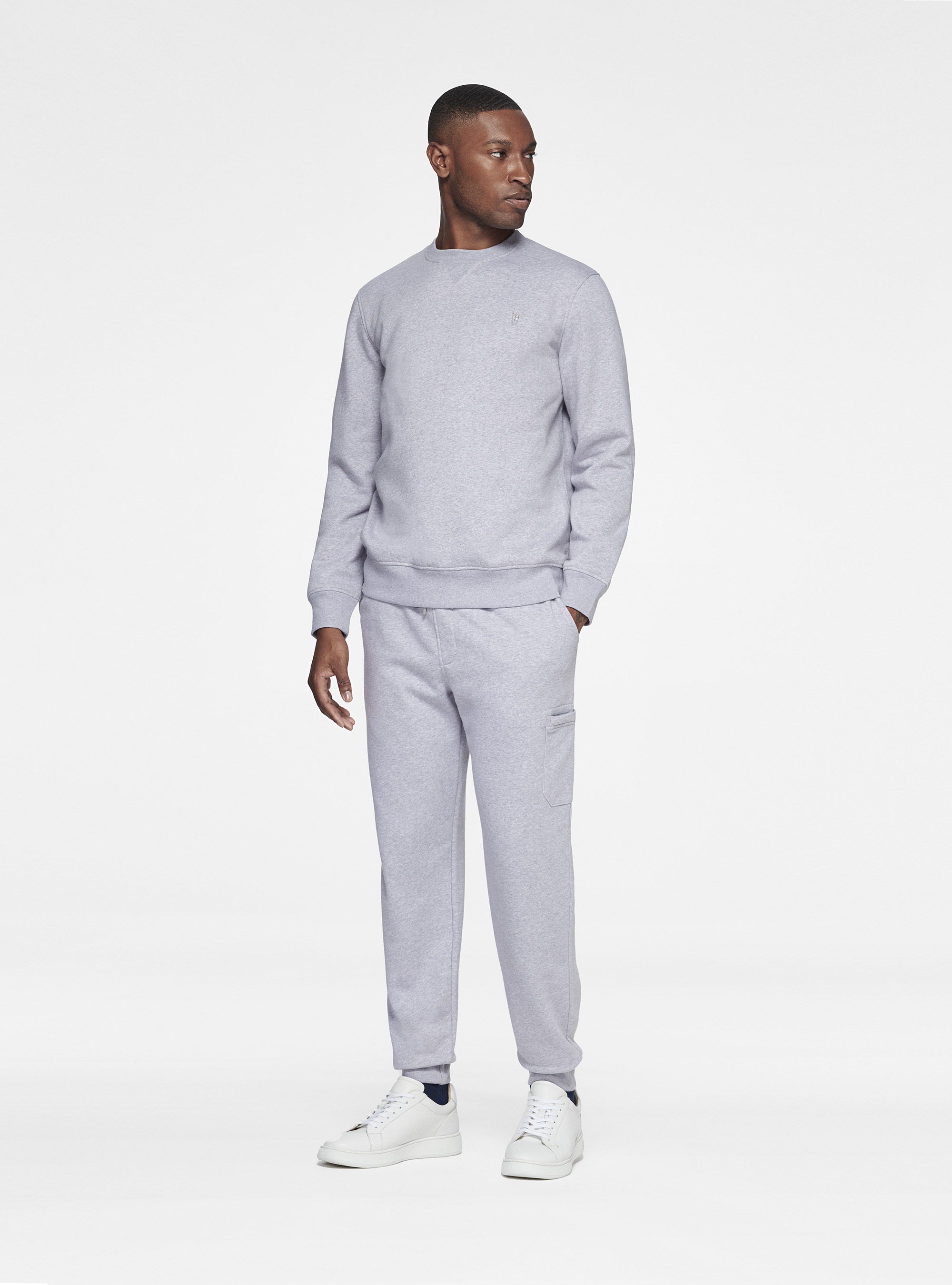 Pantaloni di felpa, GRIGIO MELANGE 0151C