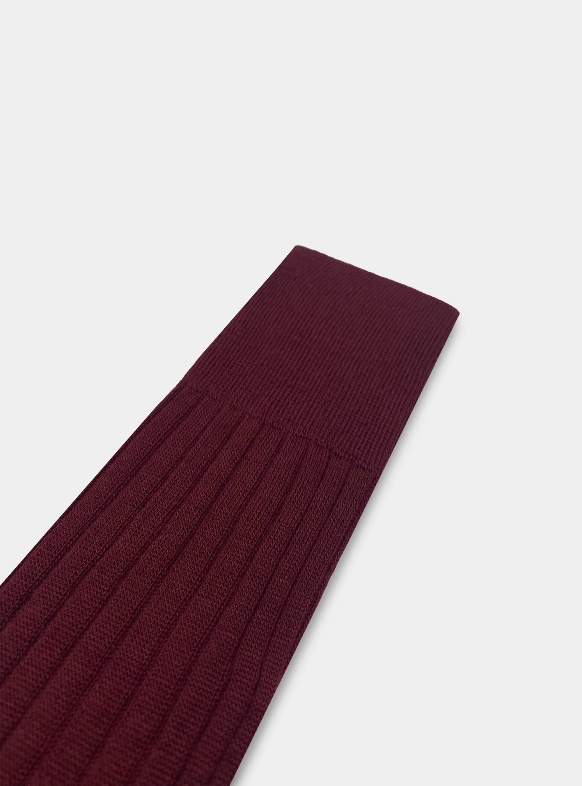 Calza lunga in misto lana merino, BORDEAUX