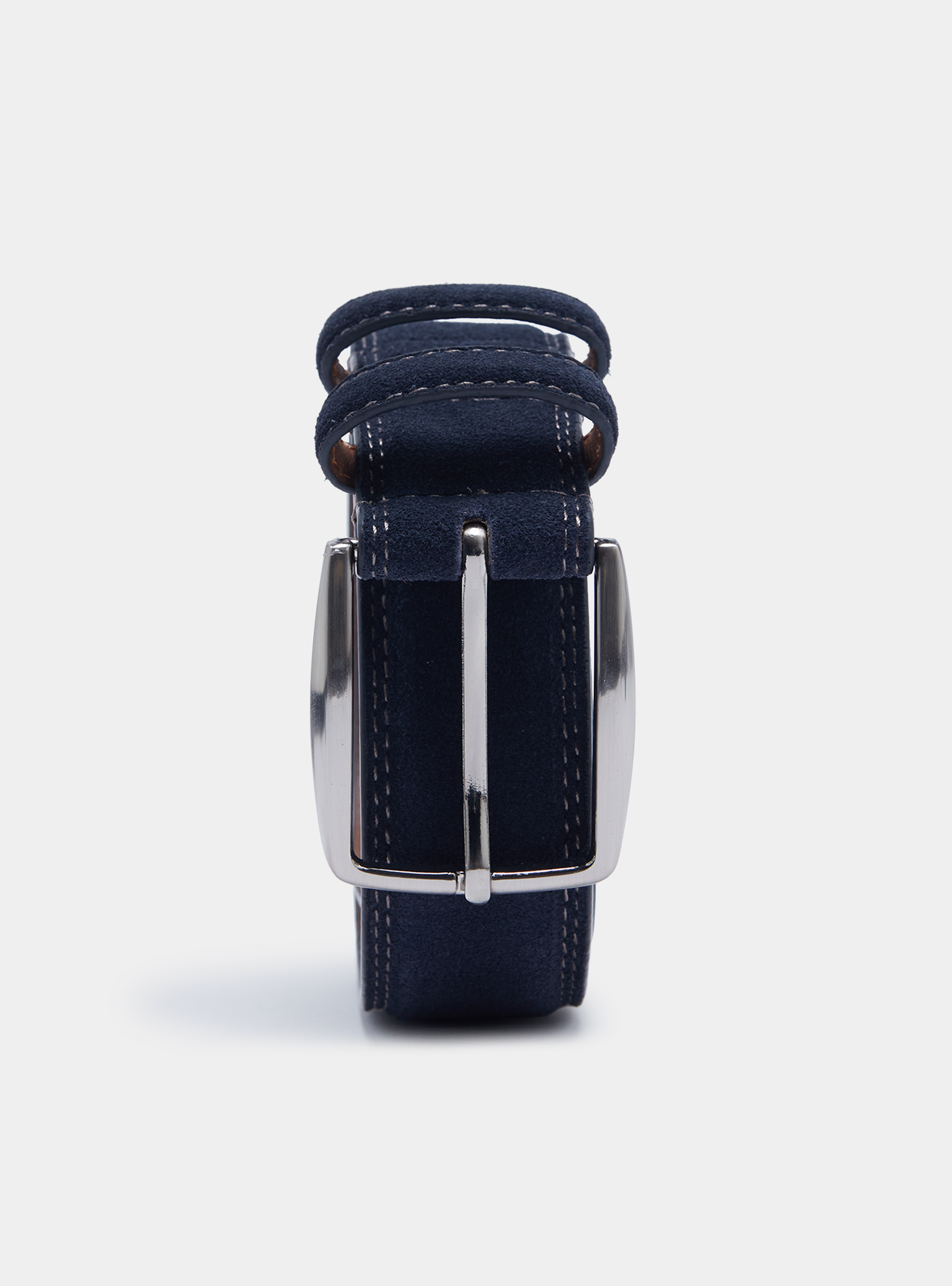 Ceinture en daim, BLEU MARINE