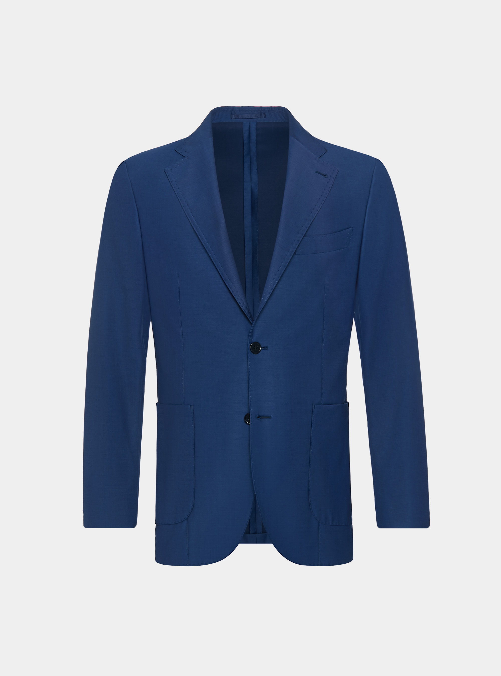 Giacca in pura lana superfine 110's, BLU