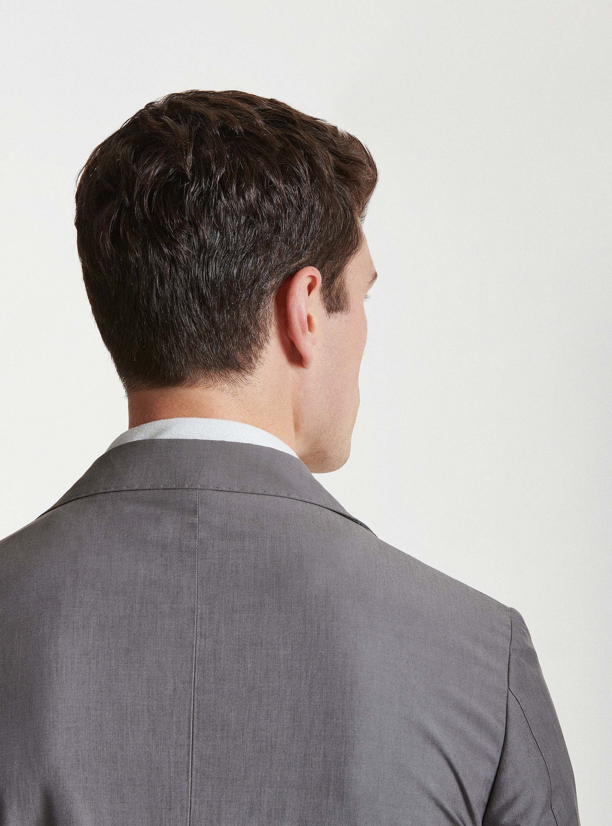 Giacca per abito in misto cotone DUEMILAGORI, GRIGIO CHIARO MELANGE