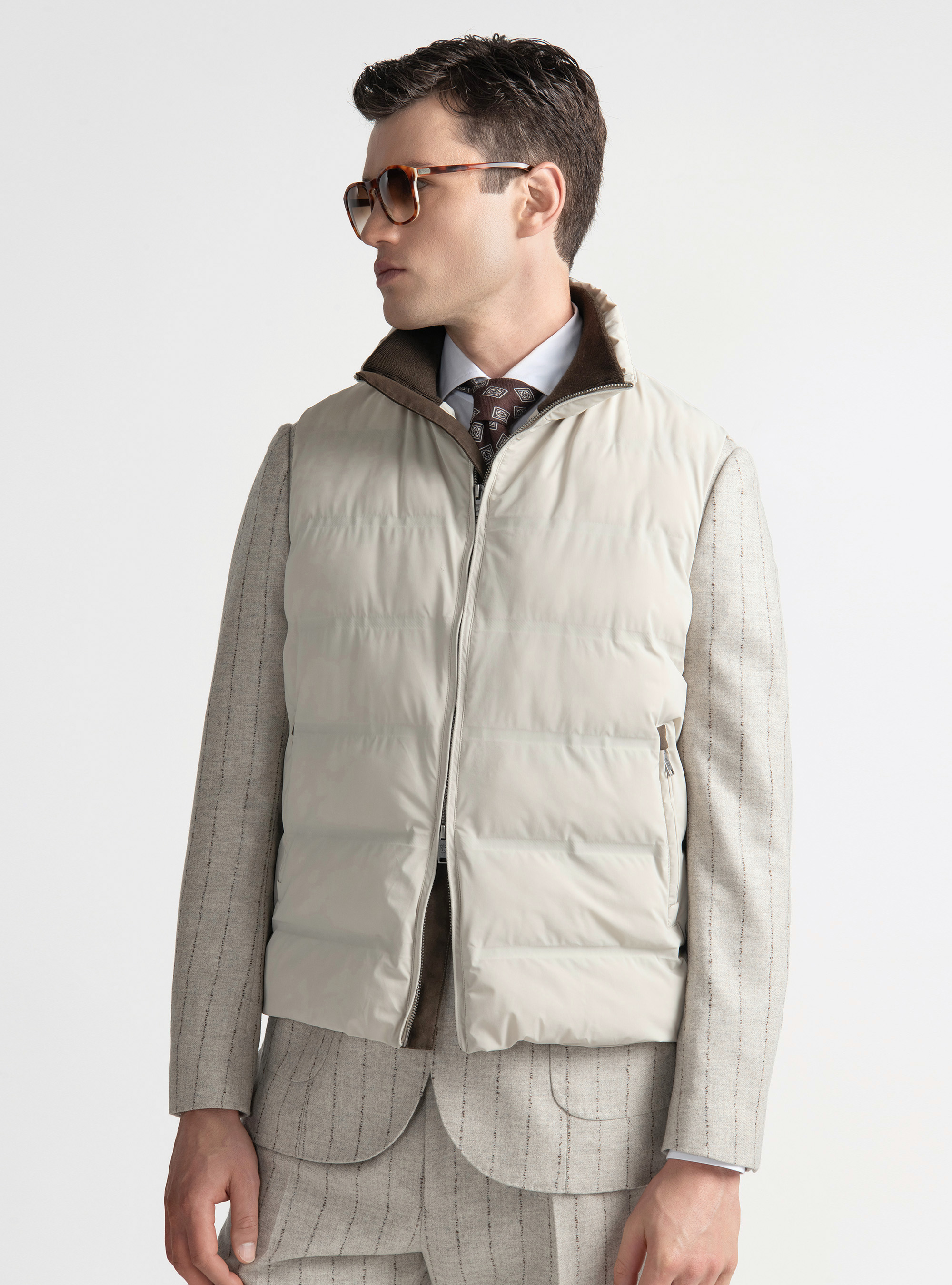 Technical performance fabric sleeve, ECRU