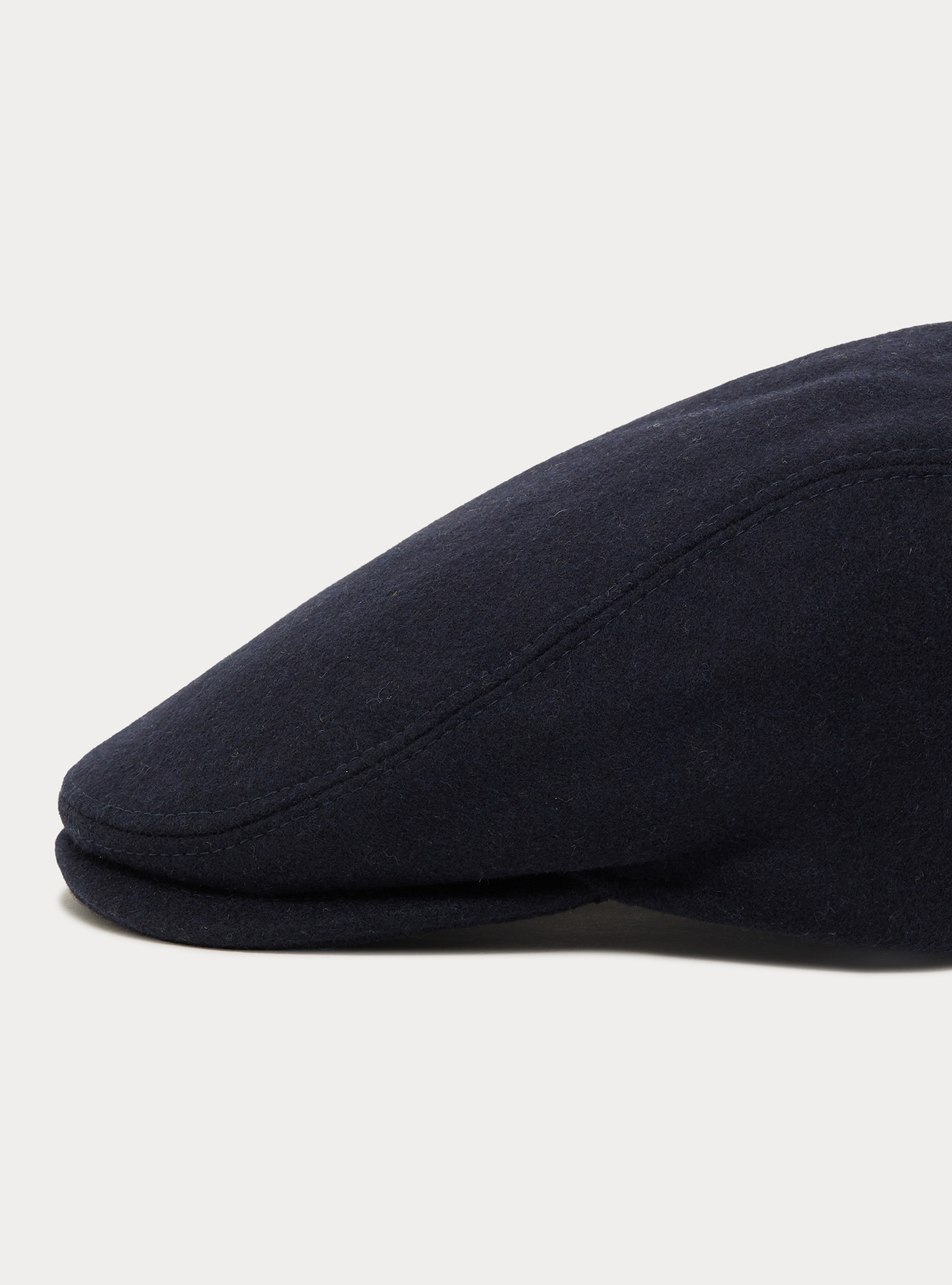 Coppola tinta unita in misto lana, NAVY BLUE