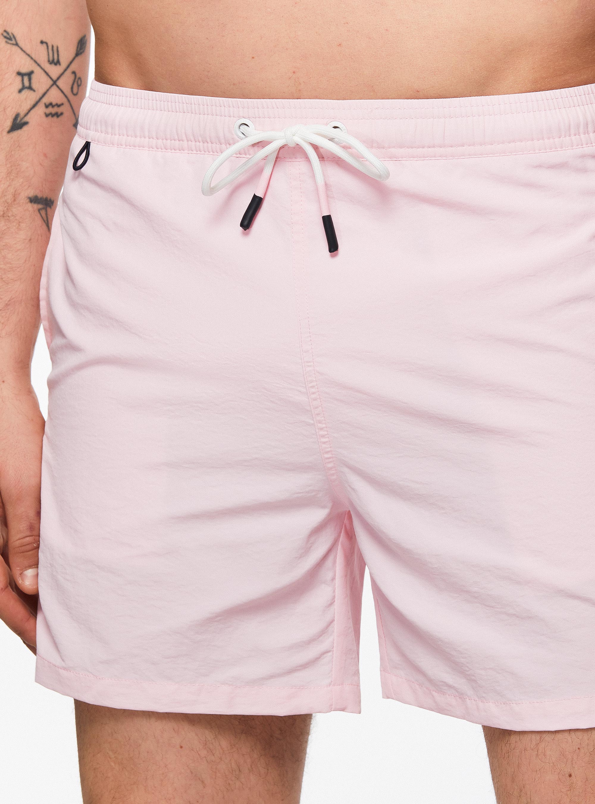 Costume da bagno tinta unita, ROSA