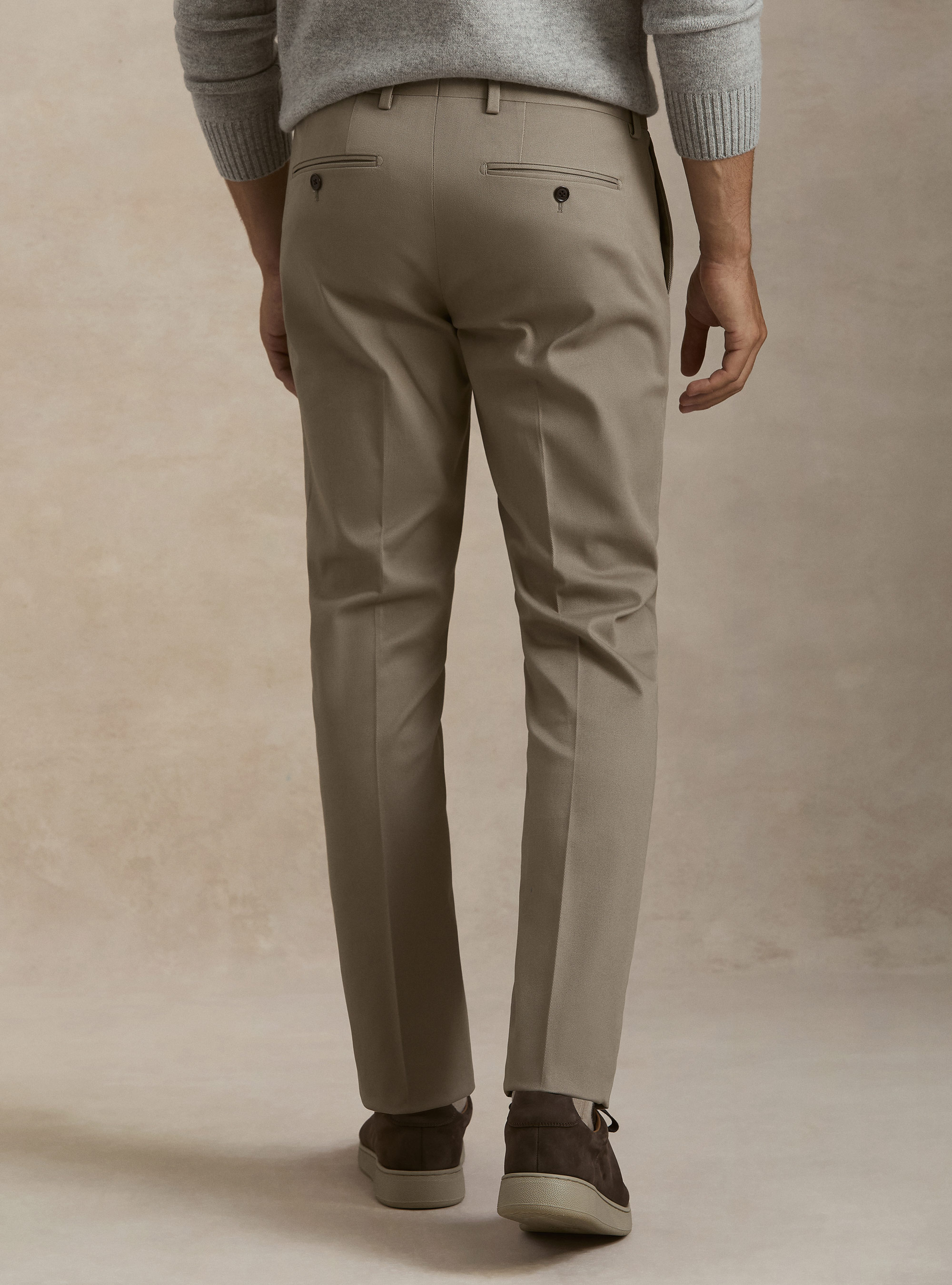 Pantalones de algod&oacute;n esmerilado, FANGO 0568C