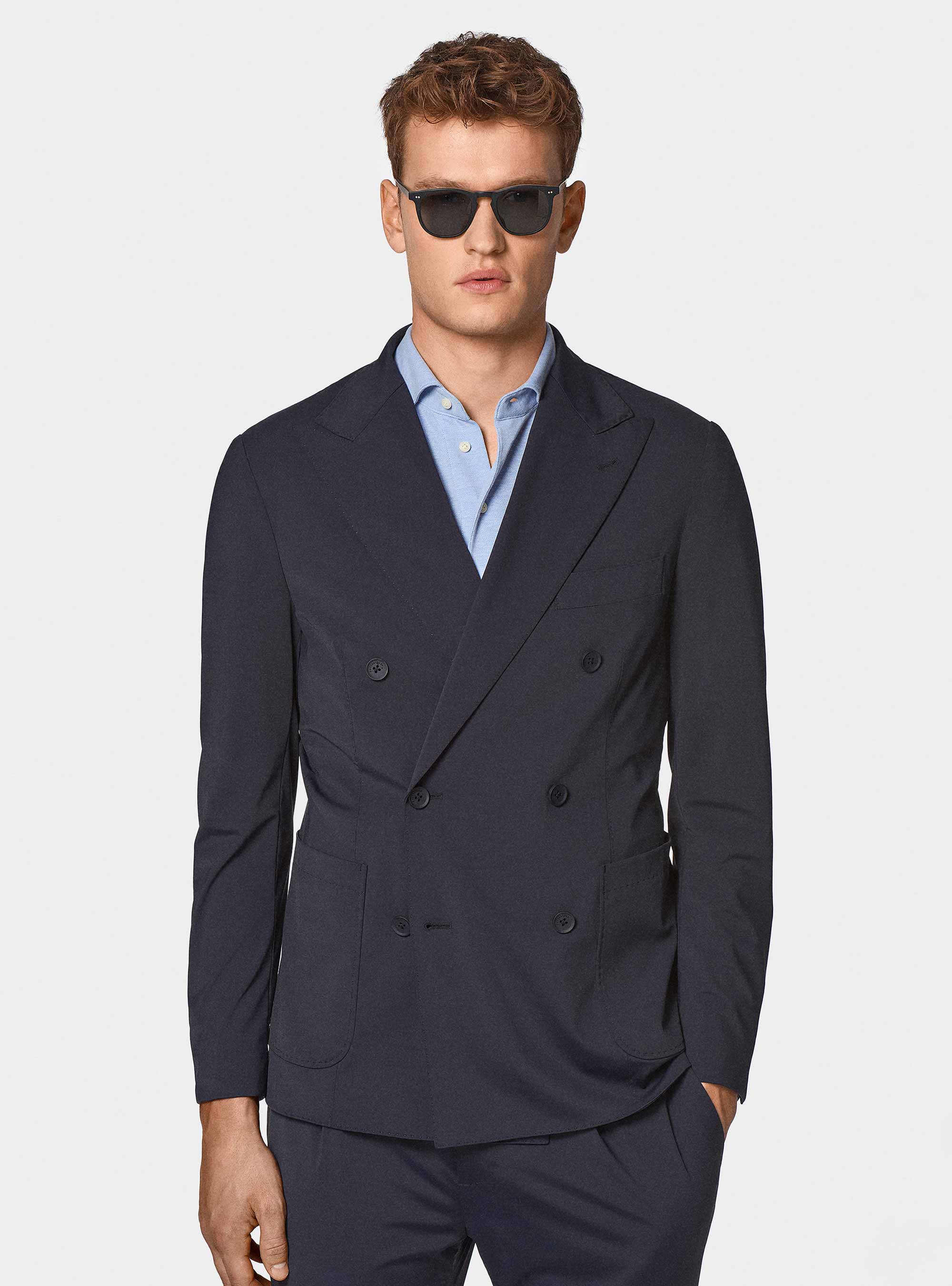 Veste croisée GT01 en jersey extensible