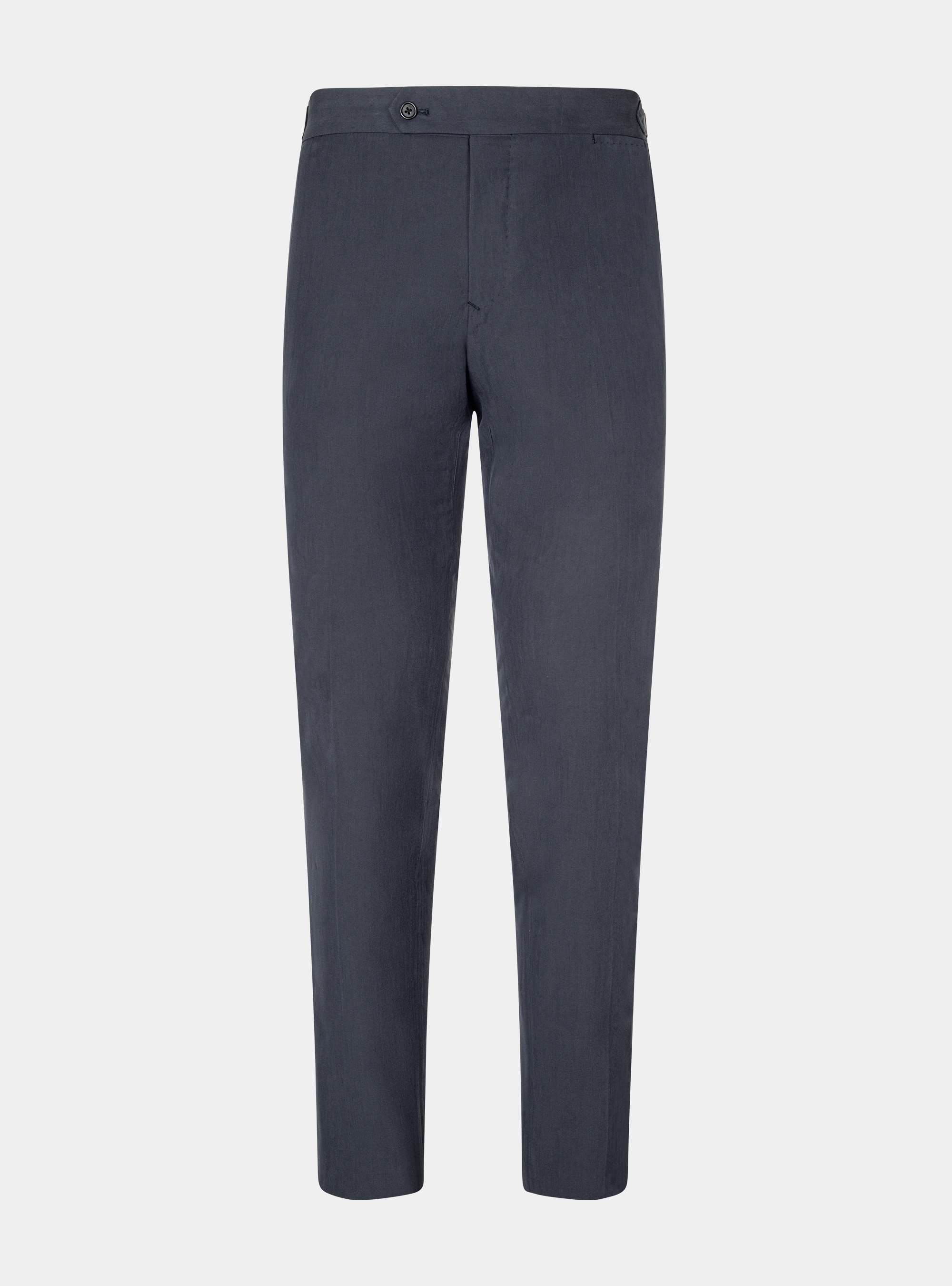 Pantalon de costume en coton DUEMILAGORI, BLEU MARINE