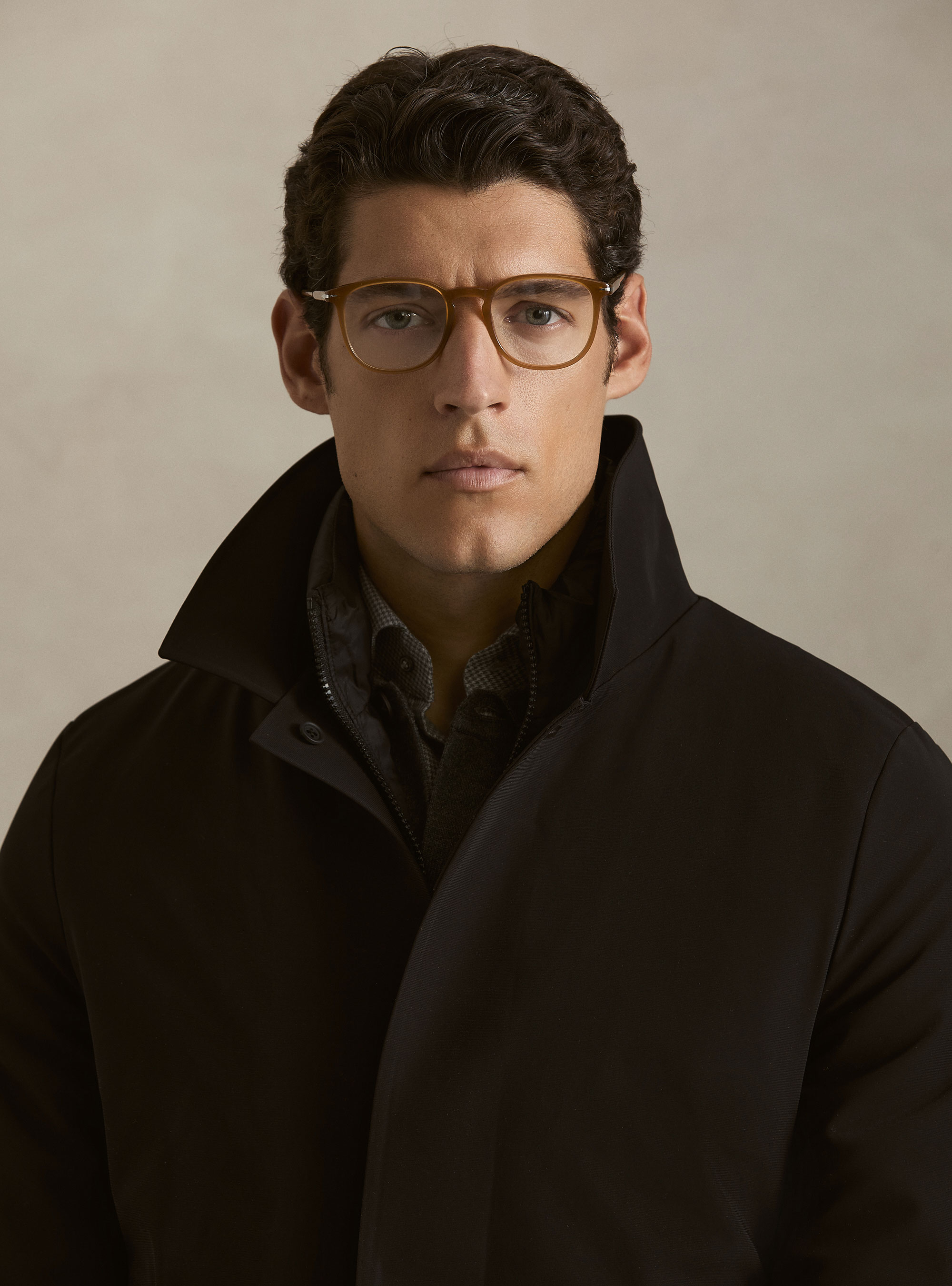 Single-breasted padded raincoat with removable bib, BLACK